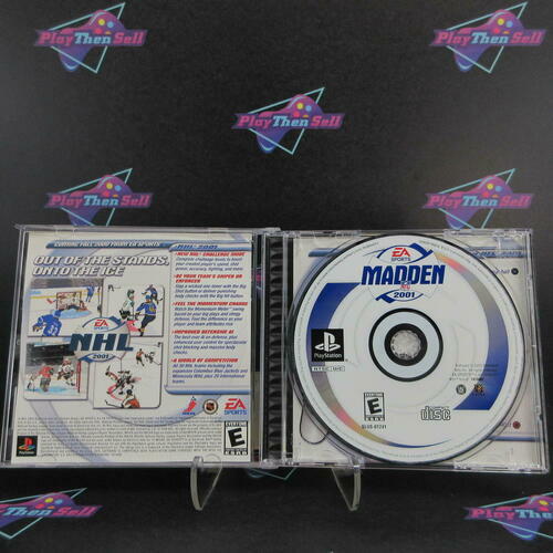 Madden NFL 2001 PS1 PlayStation 1 MD Complete CIB - Very Good