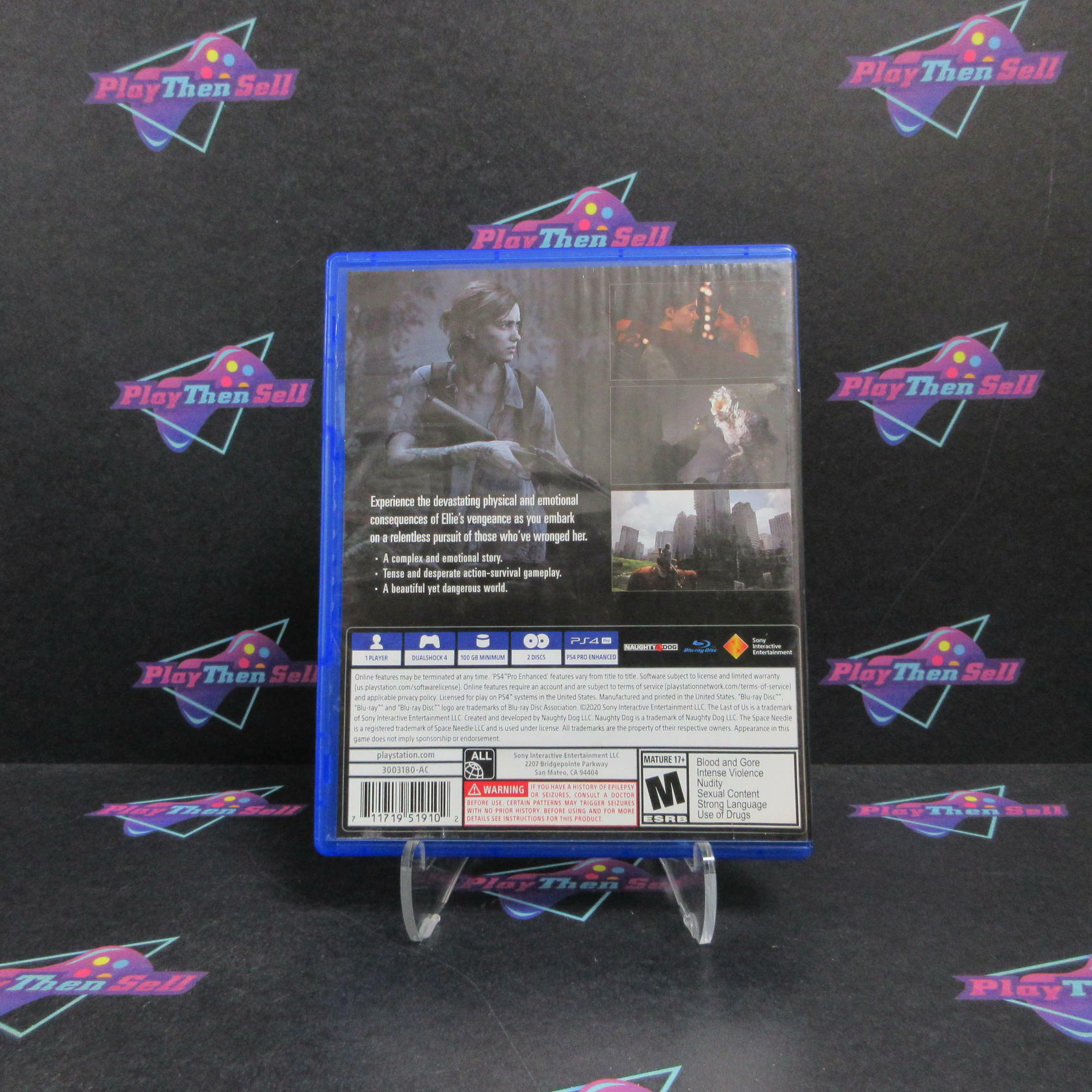 The Last of Us Part 2 PS4 PlayStation 4 AD Complete CIB - Very Good