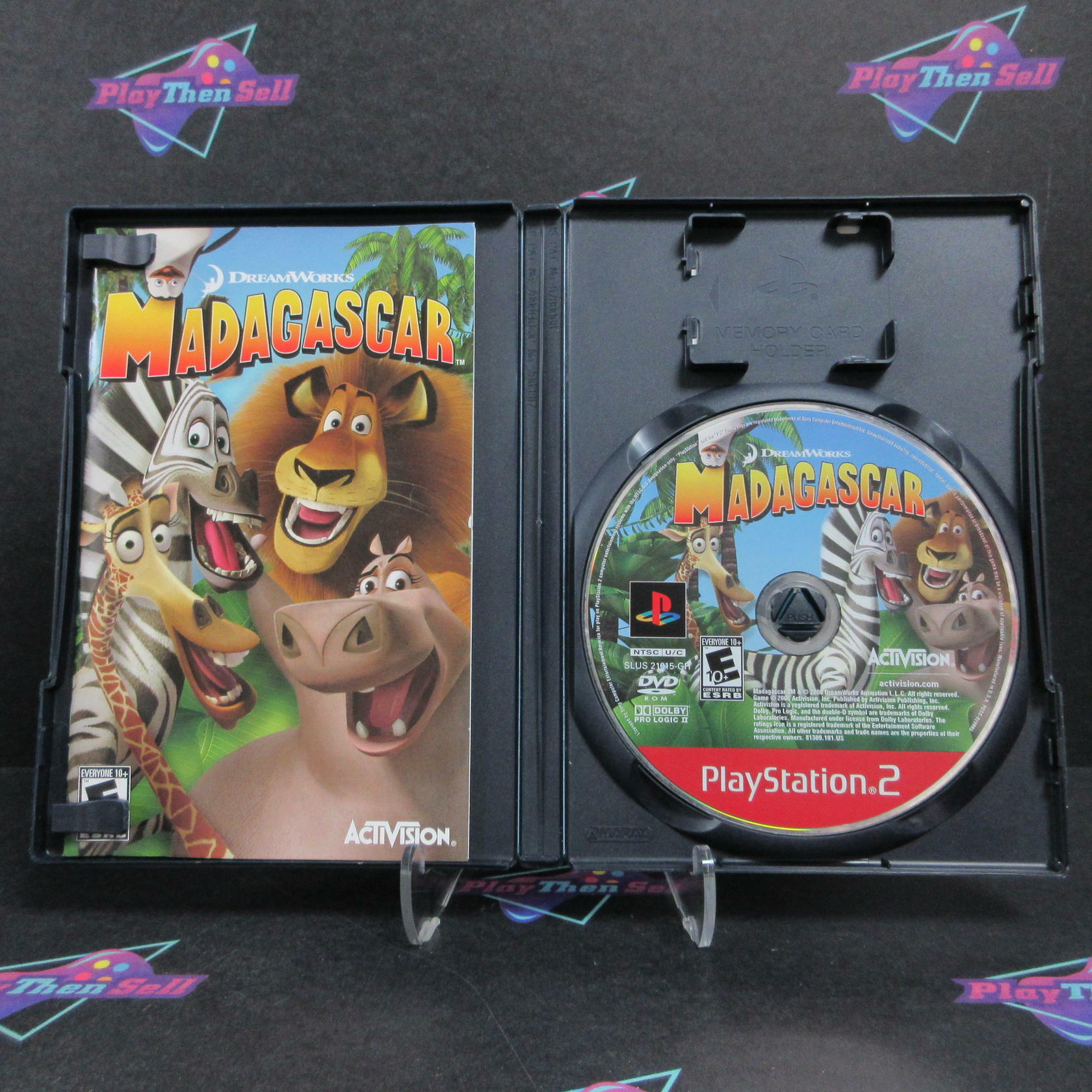 Madagascar PS2 PlayStation 2 GH AD Complete CIB - Very Good