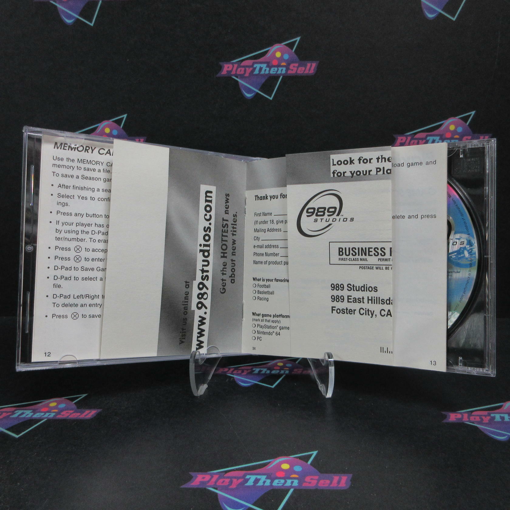 3 Xtreme PS1 PlayStation 1 MD + Reg Card Complete CIB - Very Good