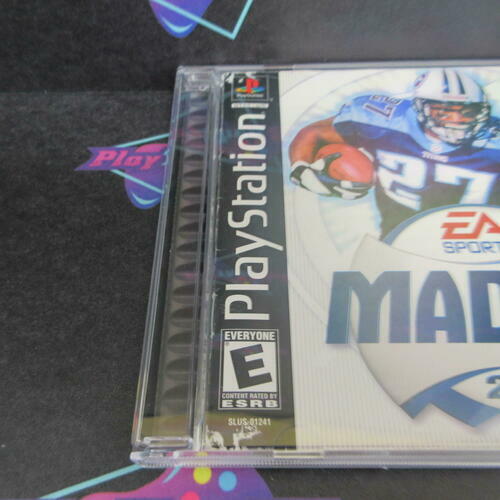Madden NFL 2001 PS1 PlayStation 1 MD Complete CIB - Very Good