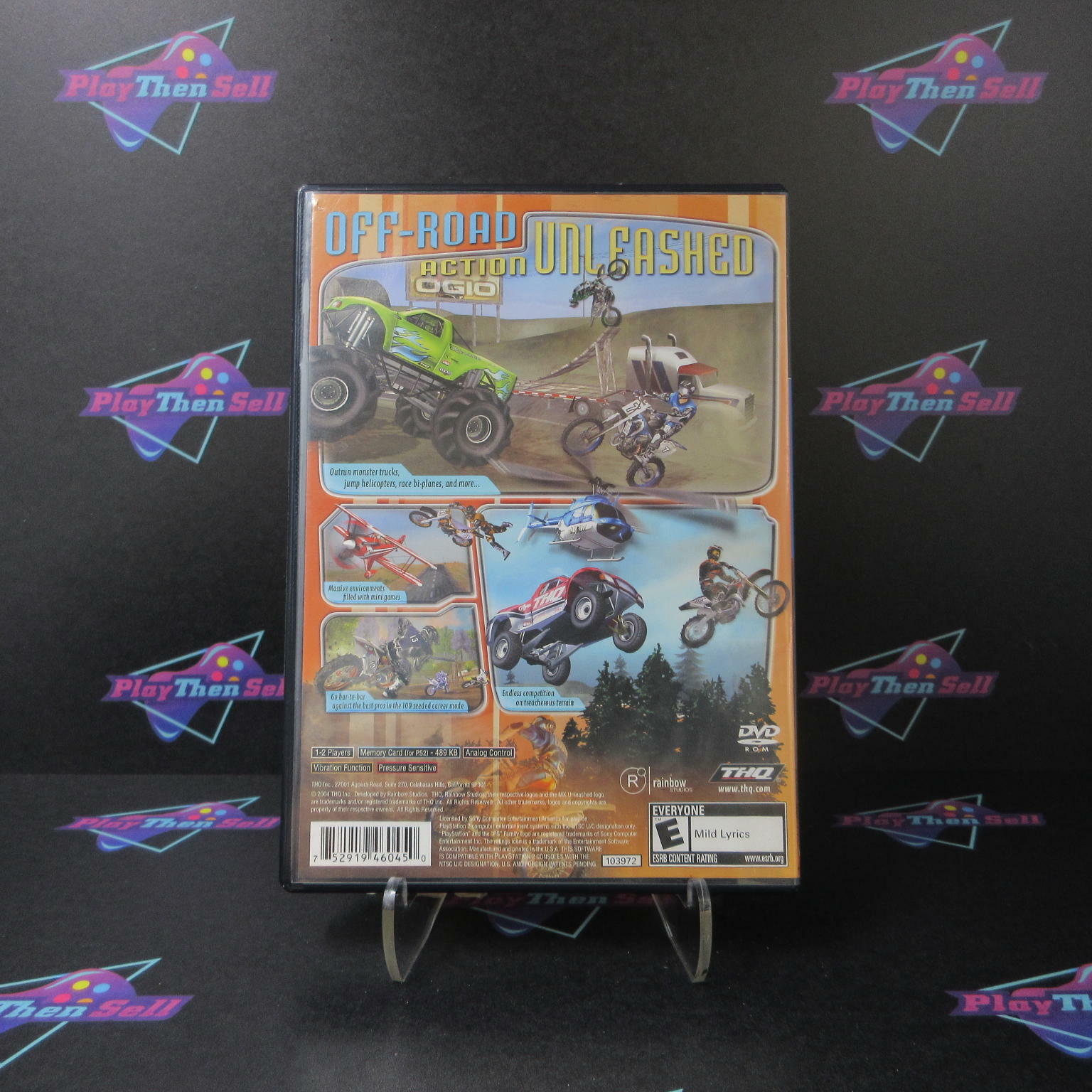 MX Unleashed PS2 PlayStation 2 AD/MD Complete CIB - Very Good