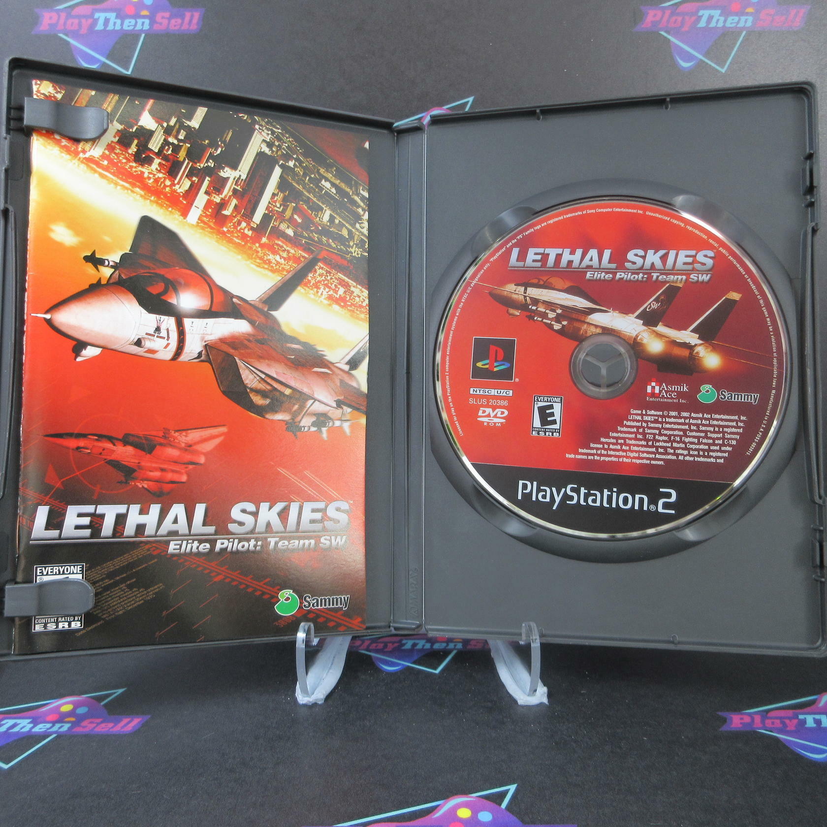 Lethal Skies PS2 PlayStation 2 + Reg Card - Like New
