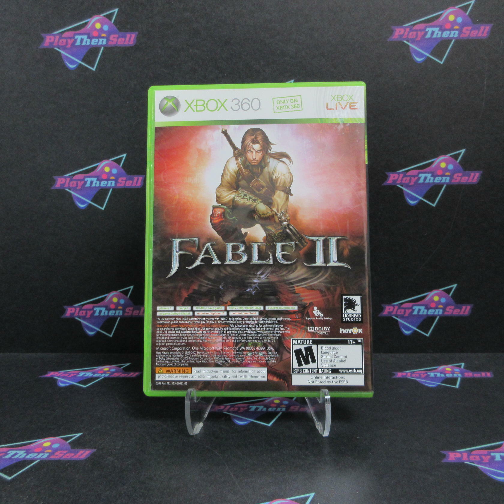 Halo 3 + Fable II 2 Xbox 360 - Like New
