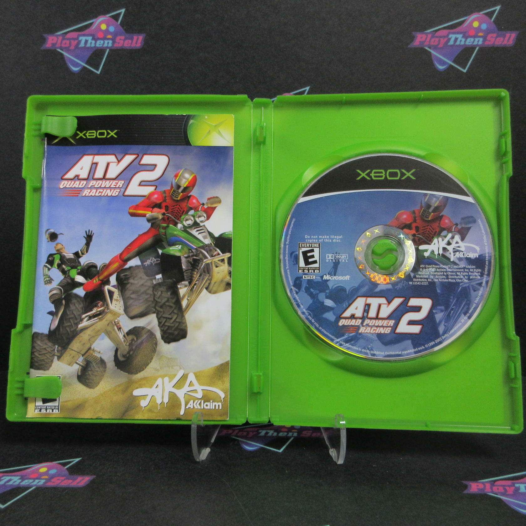 ATV Quad Power Racing 2 Xbox + Reg Card Complete - Excellent