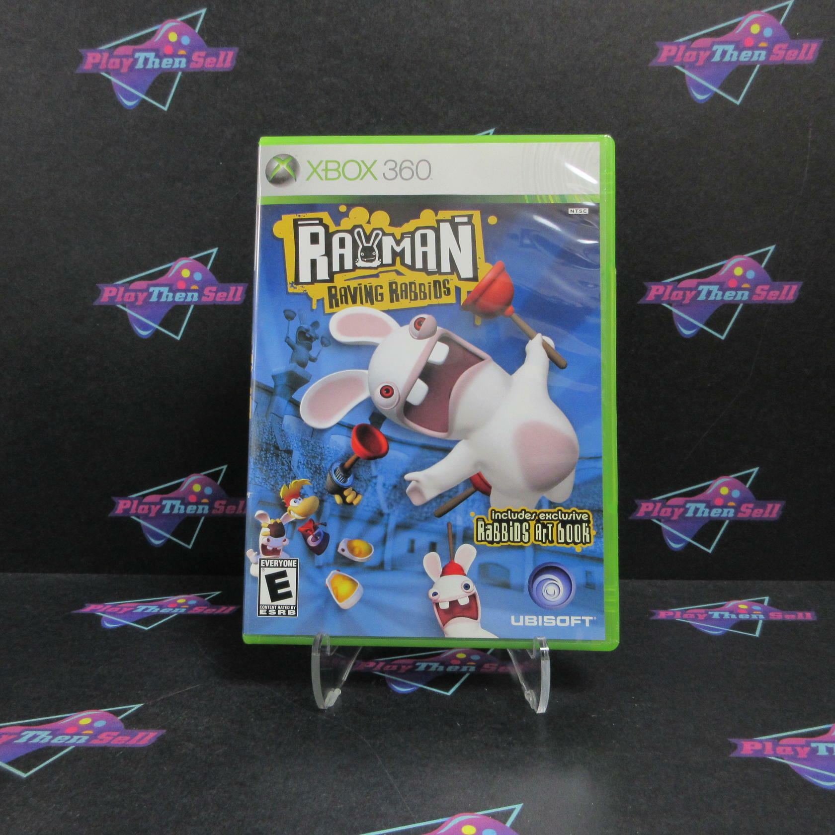 Rayman Raving Rabbids Xbox 360 + Artbook Complete - Excellent