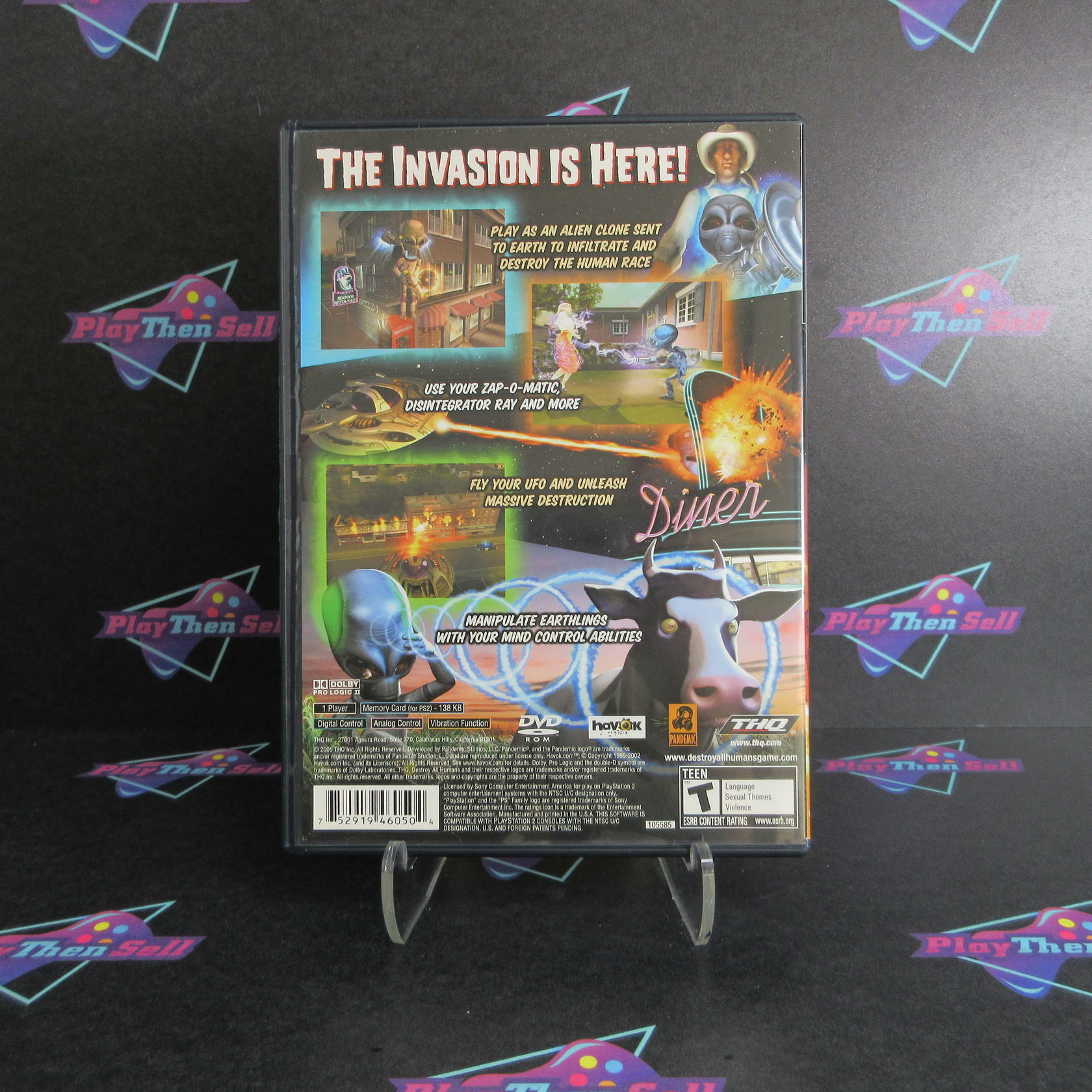 Destroy All Humans PS2 PlayStation 2 Complete - Excellent