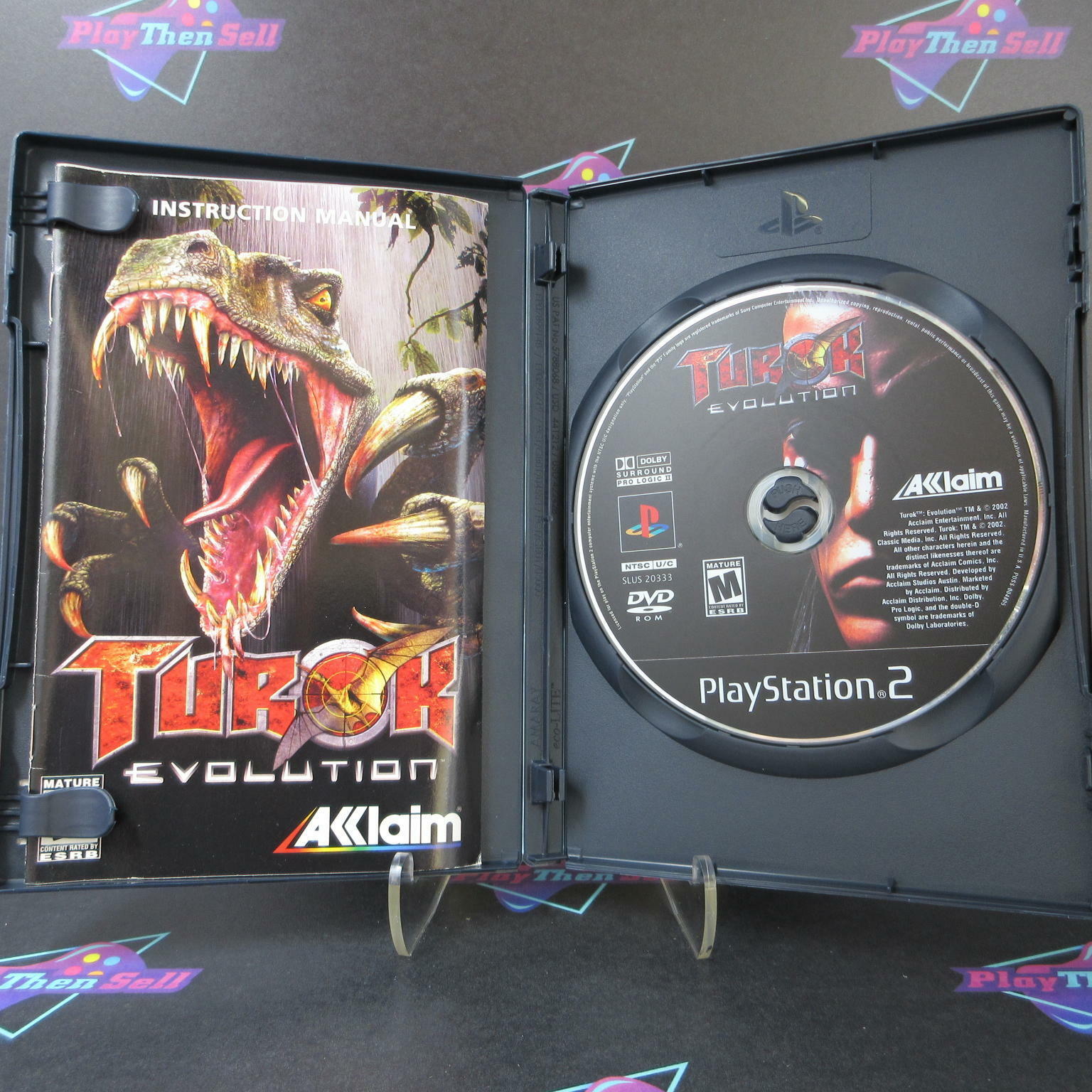 Turok Evolution PS2 PlayStation 2 + Reg Card Complete - Excellent