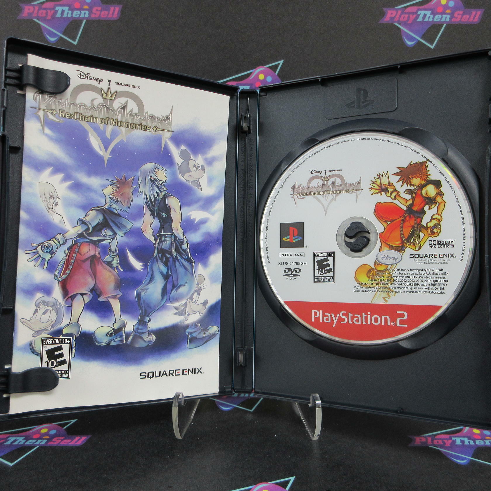 Kingdom Hearts Re:Chain of Memories PS2 PlayStation 2 GH Complete - Excellent