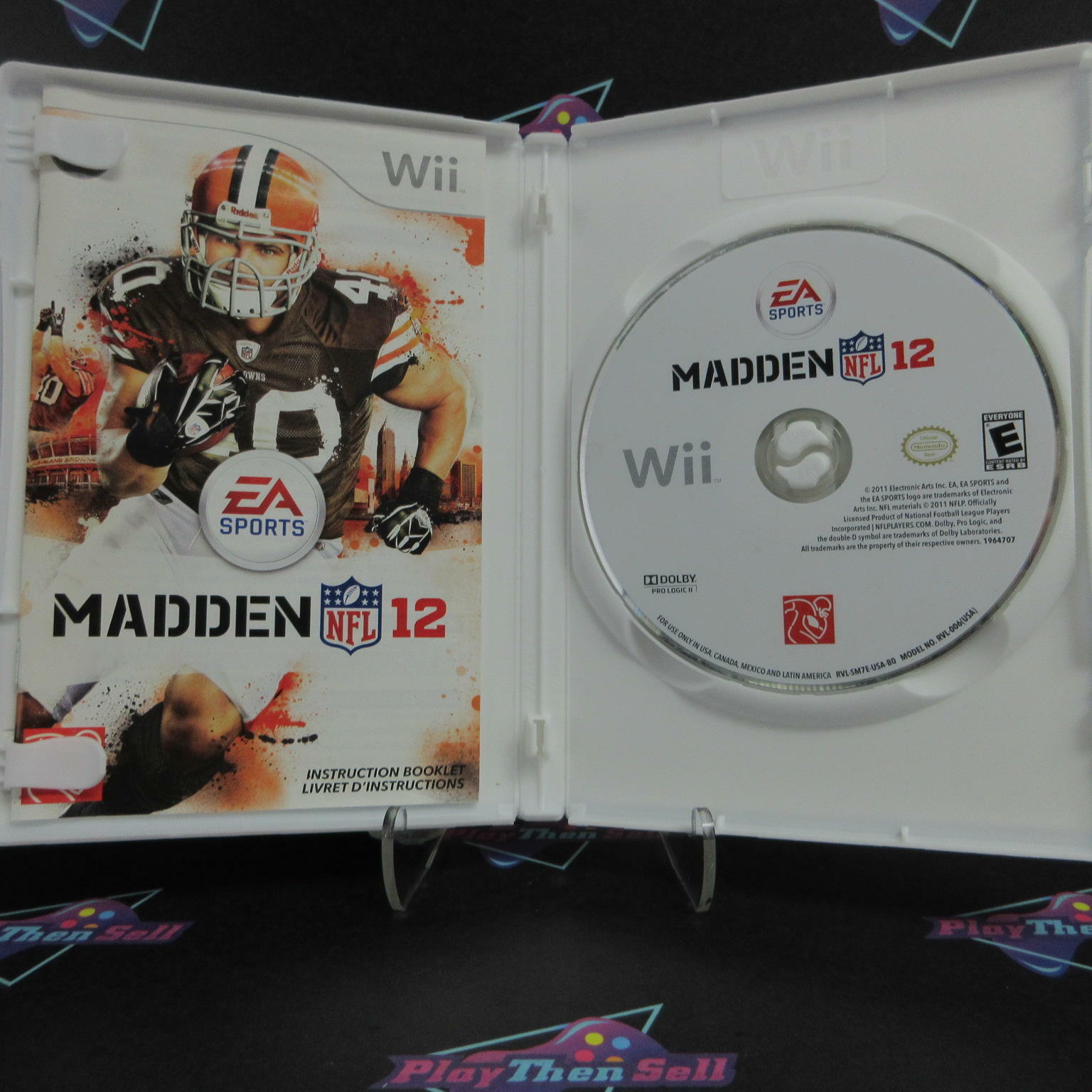 Madden NFL 12 Nintendo Wii Complete - Excellent