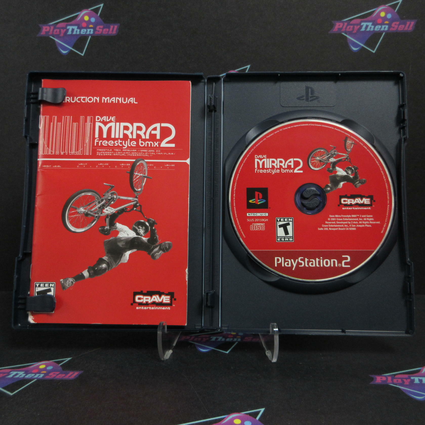 Dave Mirra Freestyle BMX 2 PS2 PlayStation 2 GH Complete - Excellent