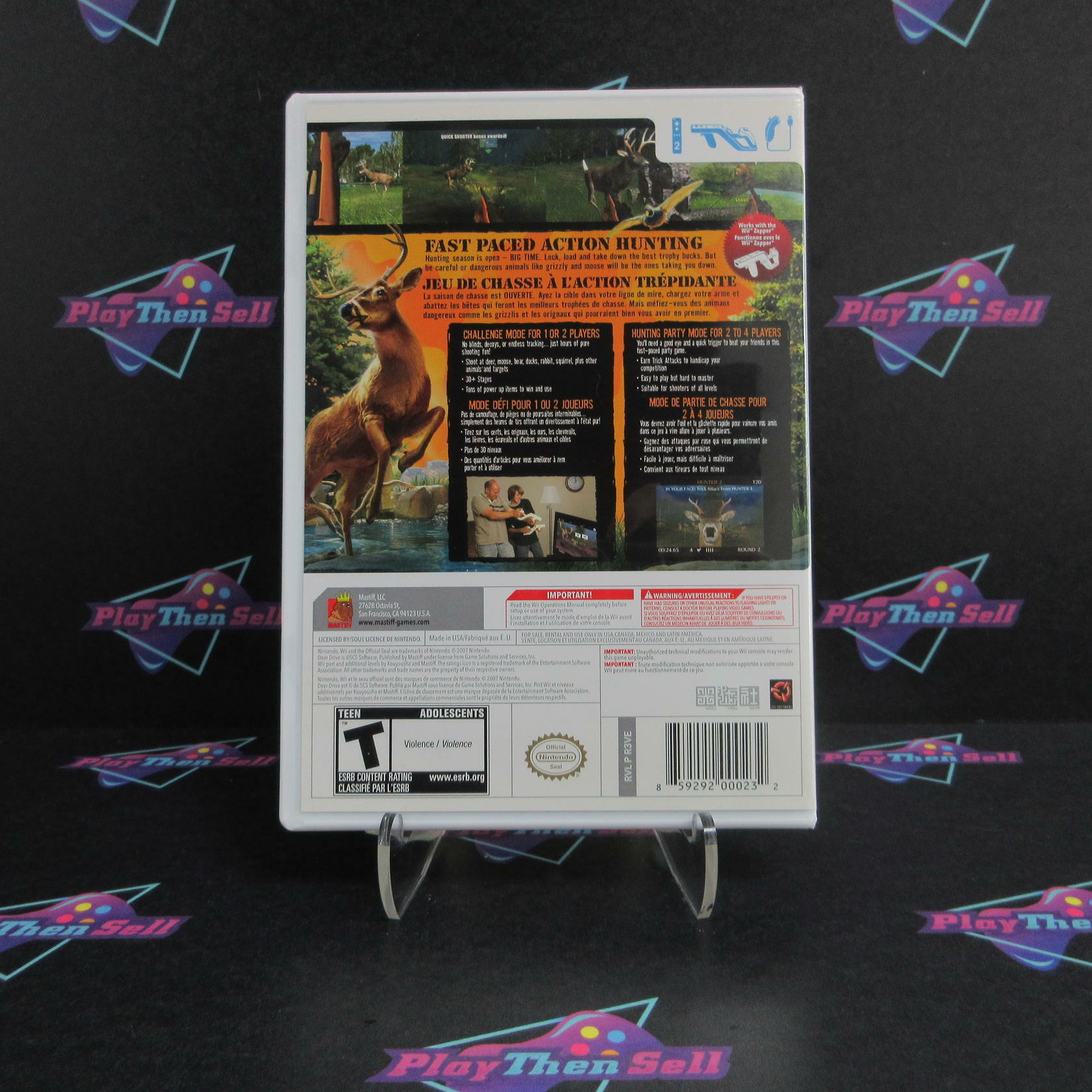 Deer Drive Nintendo Wii Complete - Excellent