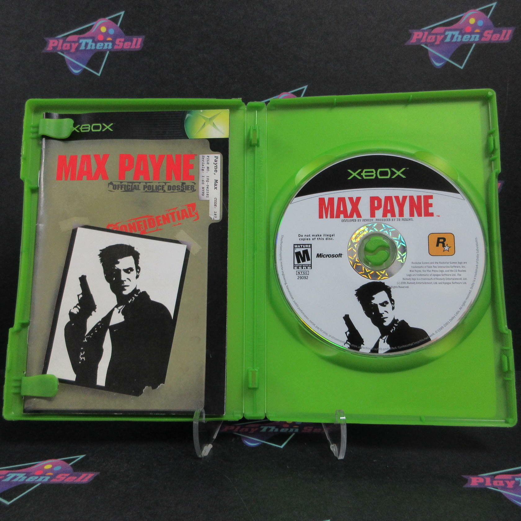 Max Payne Xbox + Reg Card Complete - Excellent