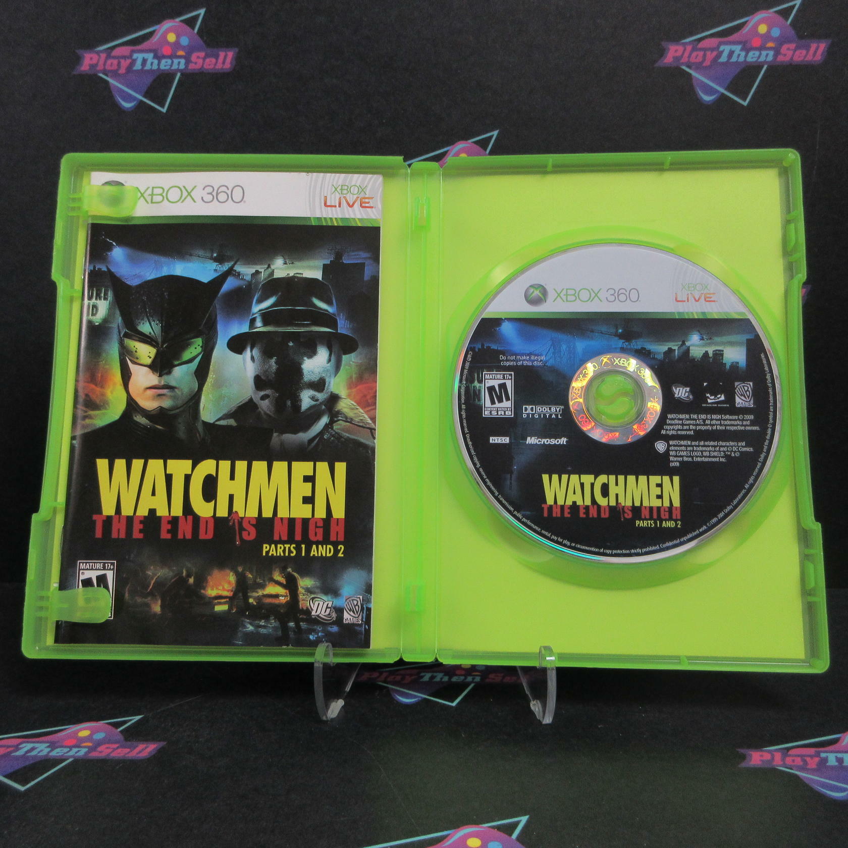 Watchmen The End is Nigh Part 1 & 2 Xbox 360 Complete - Excellent