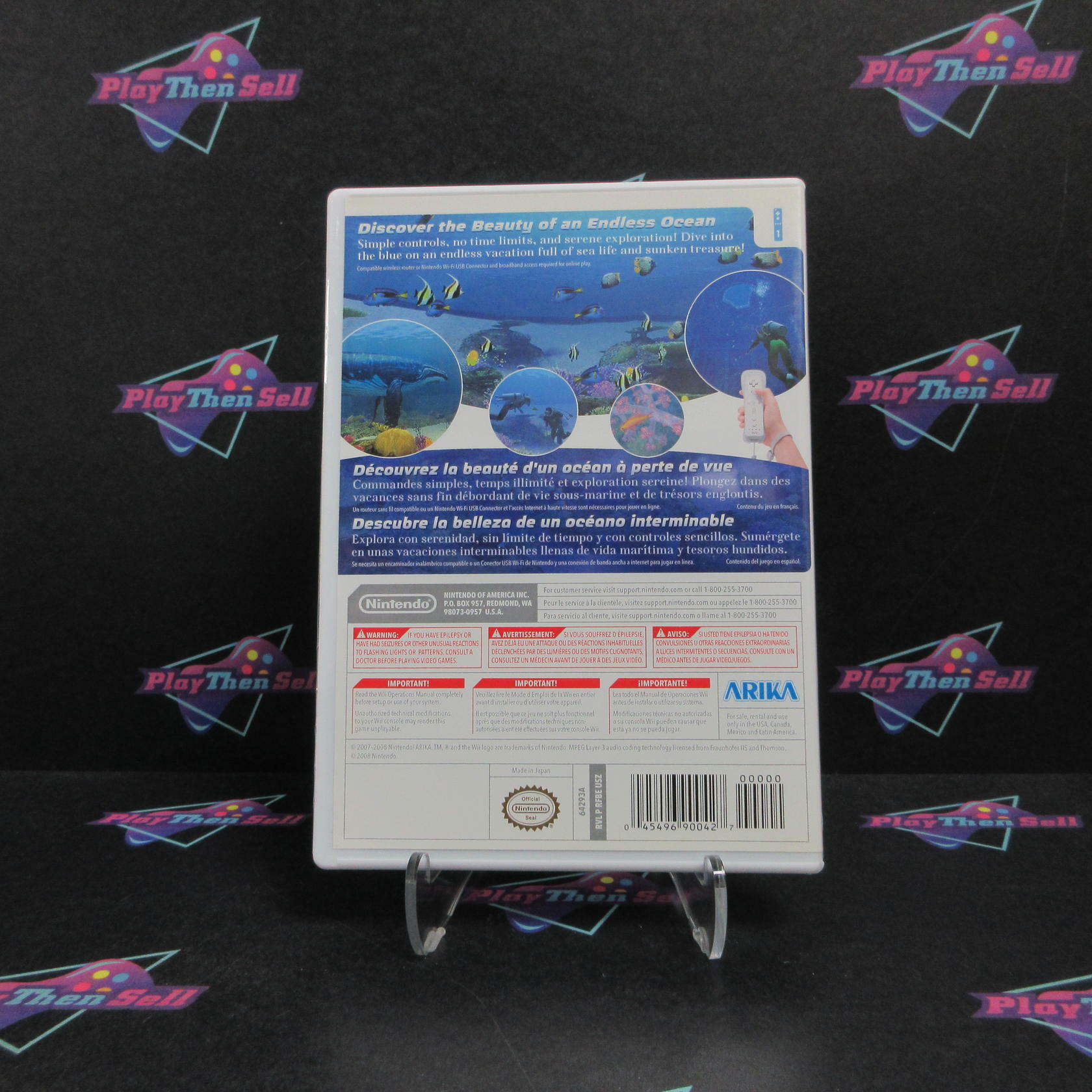 Endless Ocean Nintendo Wii Complete - Excellent