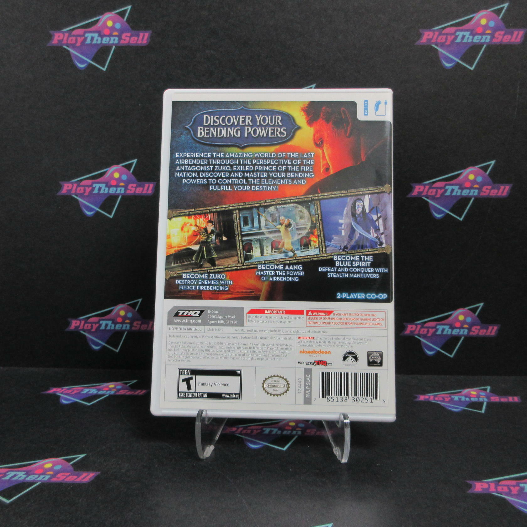 The Last Airbender Nintendo Wii Complete - Excellent