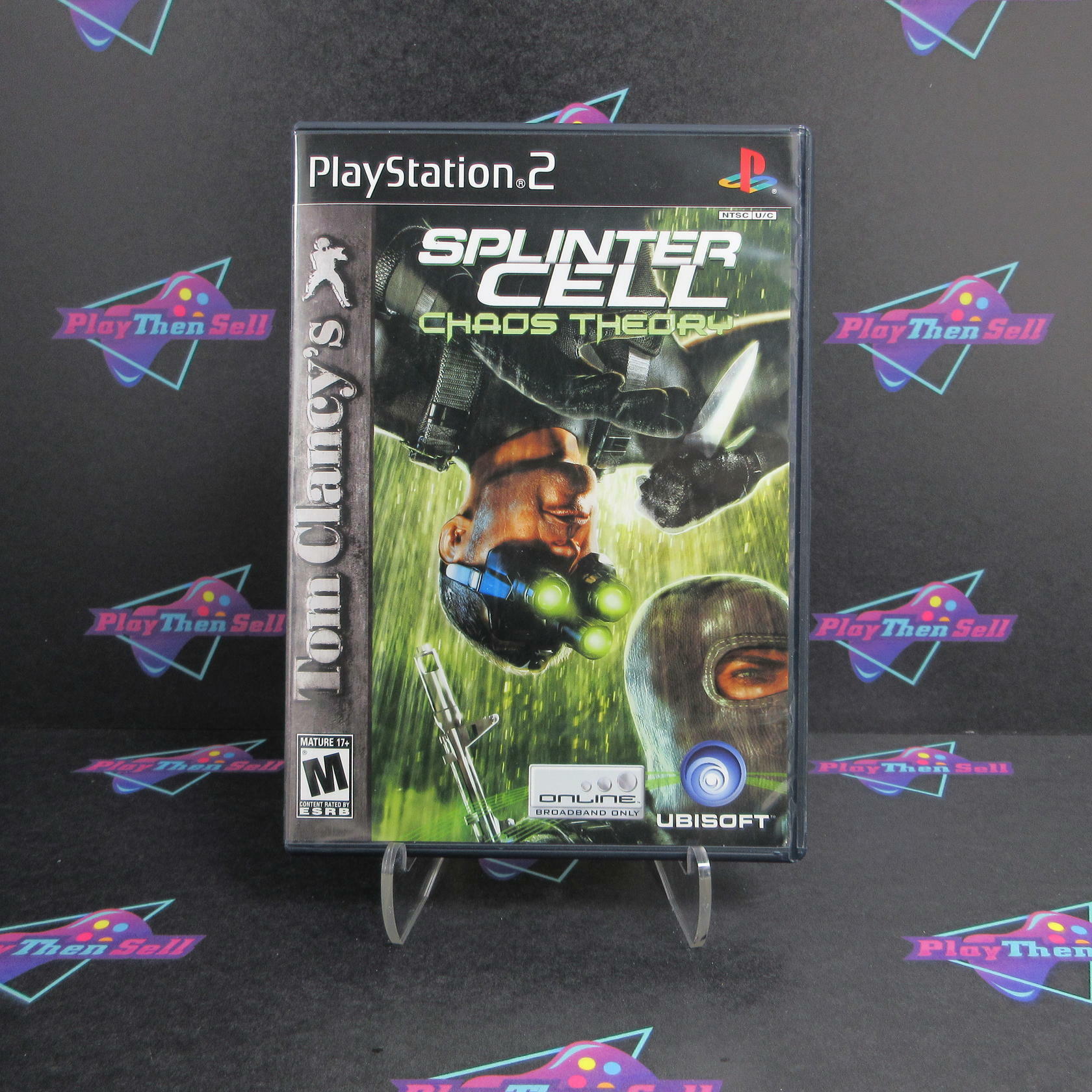 Tom Clancy's Splinter Cell Chaos Theory PS2 PlayStation 2 + Reg Card - Excellent