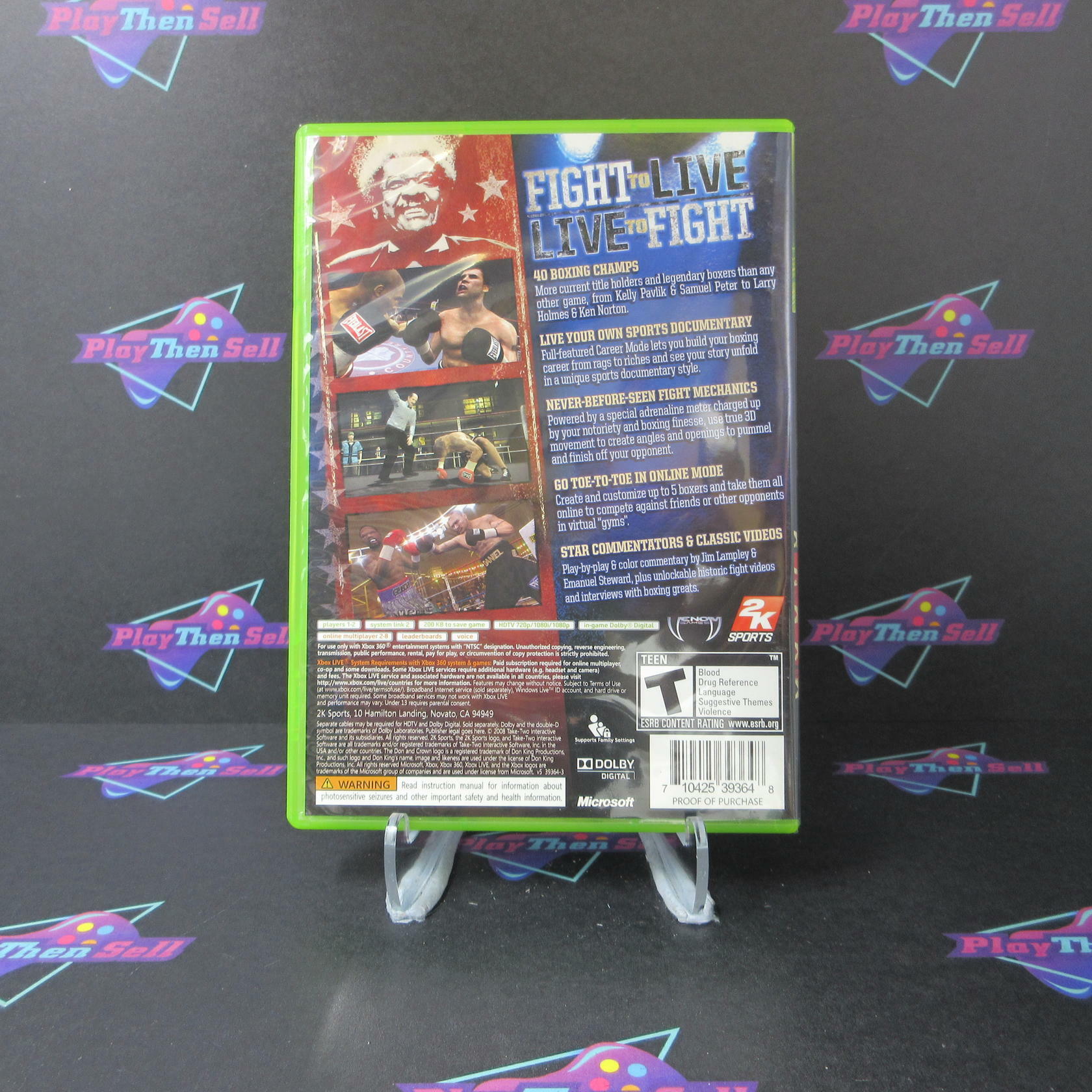 Don King Presents Prize Fighter Xbox 360 Complete - Excellent
