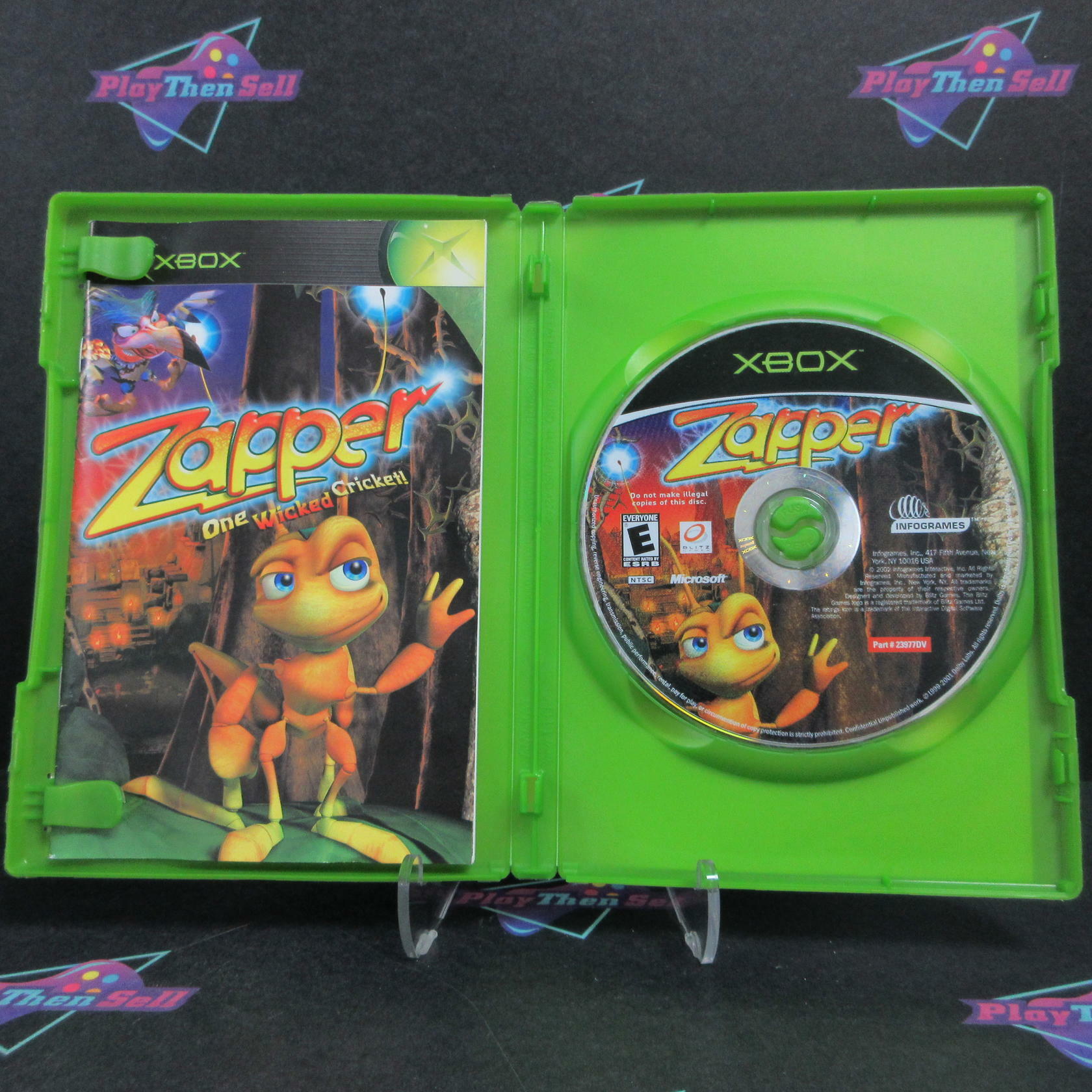 Zapper One Wicked Cricket Xbox Complete - Excellent