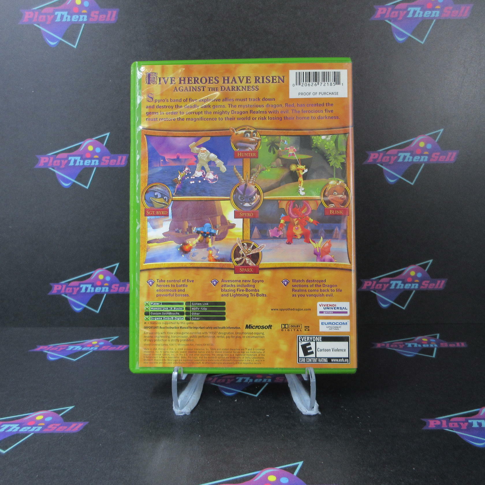 Spyro A Hero's Tail Xbox Complete - Excellent
