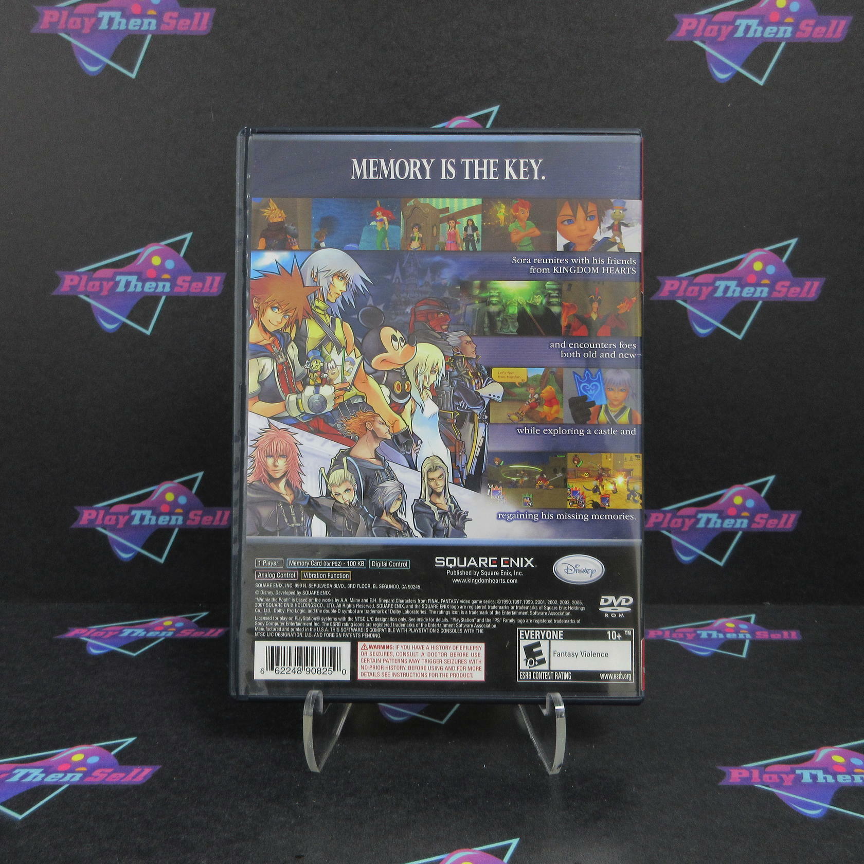 Kingdom Hearts Re:Chain of Memories PS2 PlayStation 2 GH Complete - Excellent