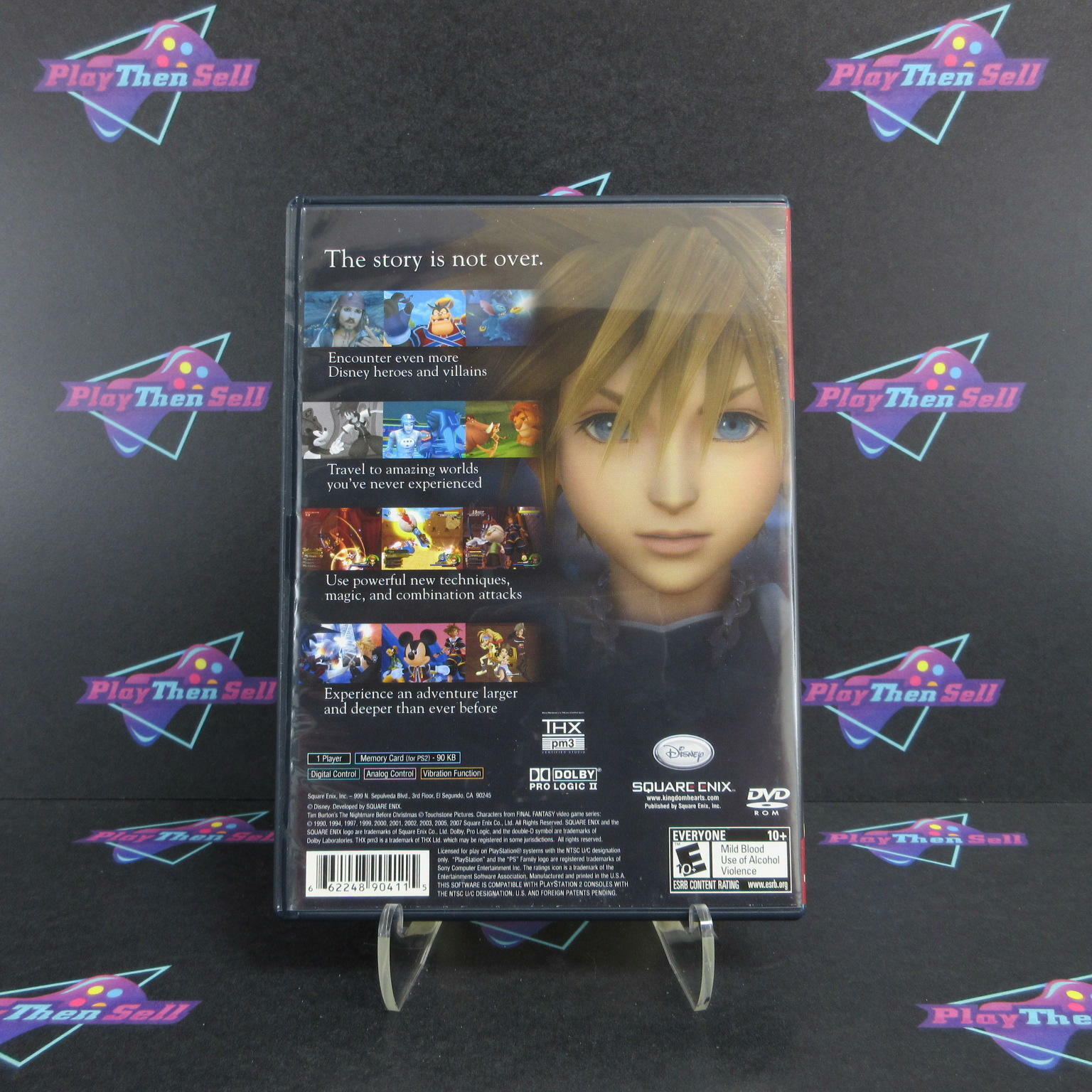 Kingdom Hearts II PS2 PlayStation 2 GH + Reg Card Complete - Excellent