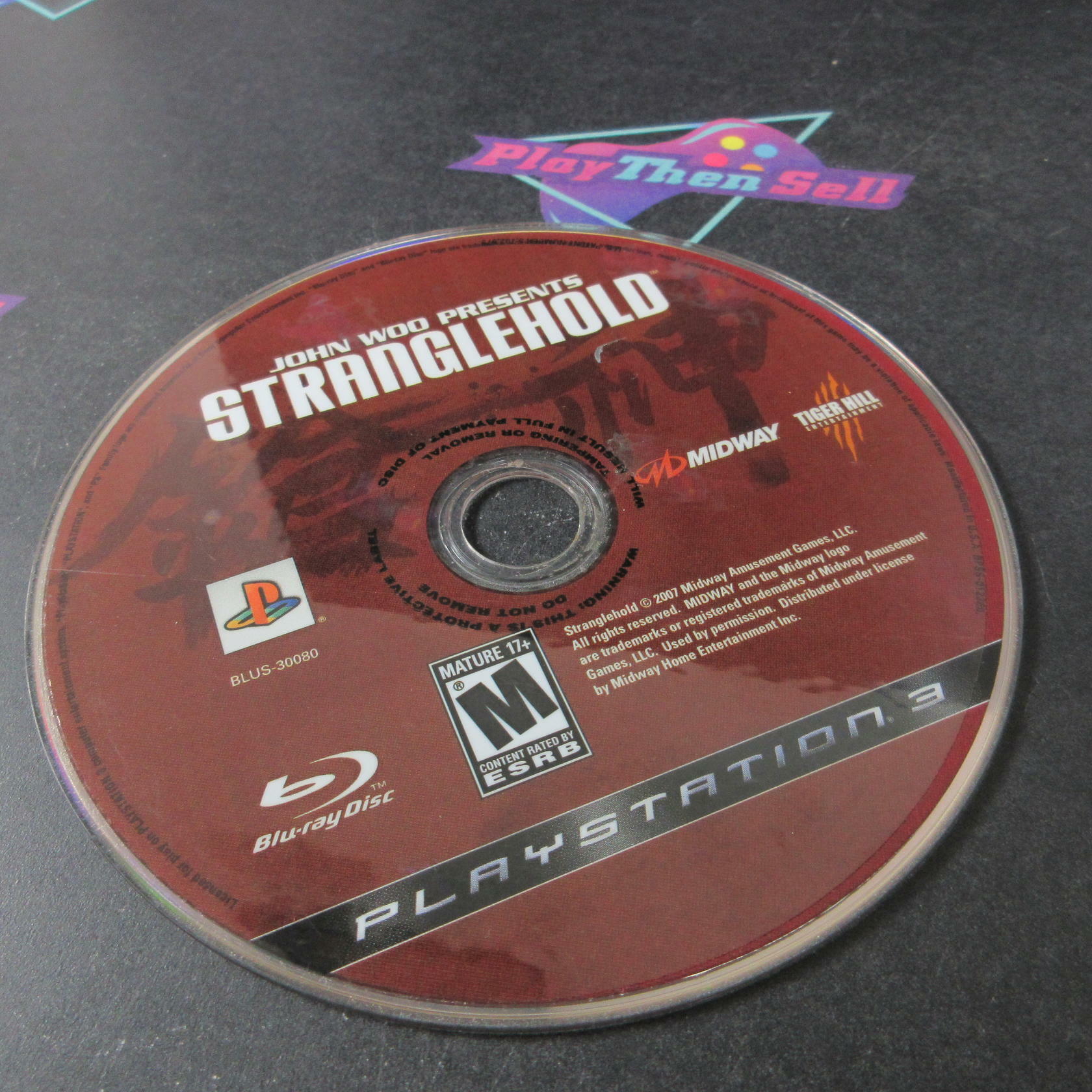 Stranglehold PS3 PlayStation 3 DD + Reg Card Complete CIB - Very Good