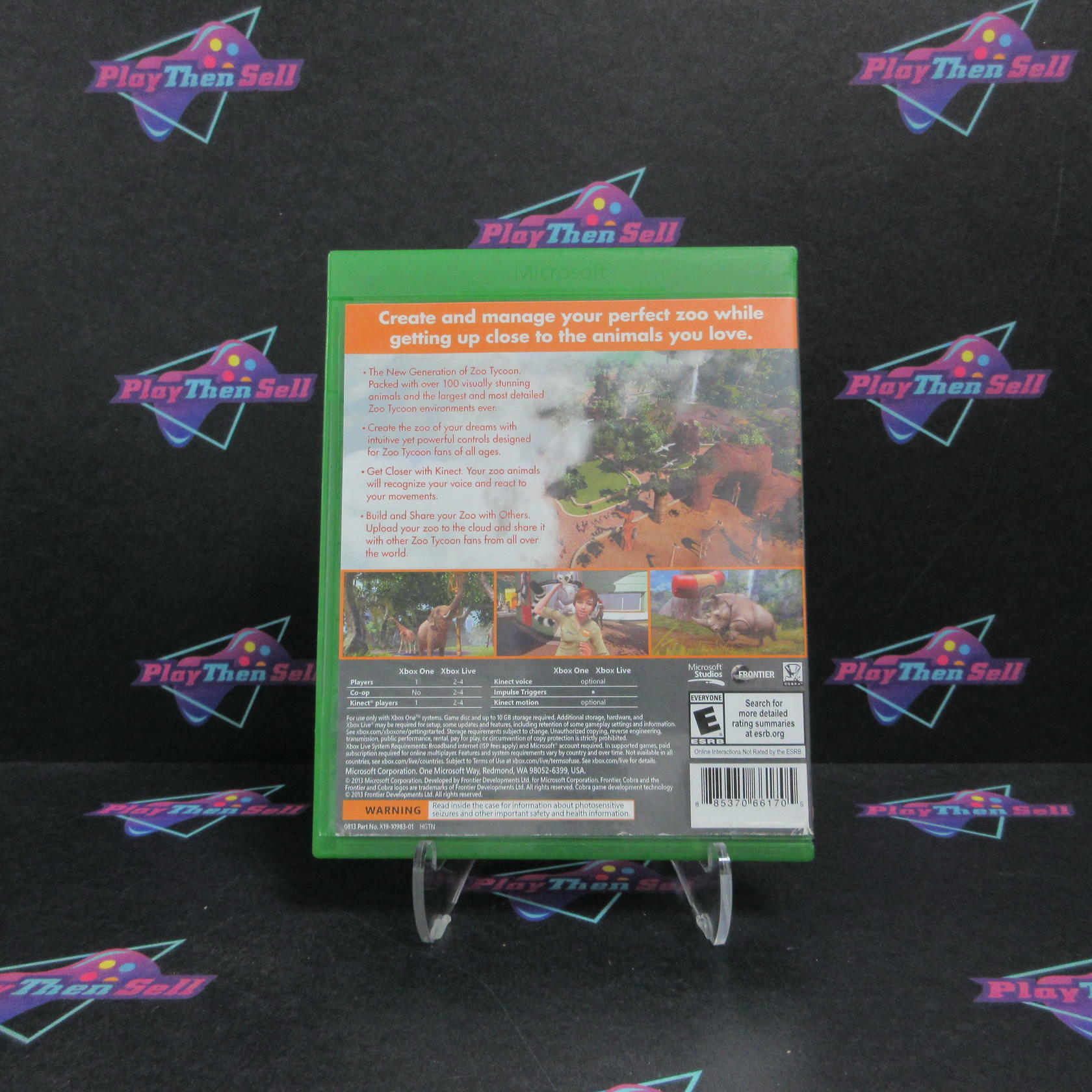 Zoo Tycoon  Xbox One AD - Very Good