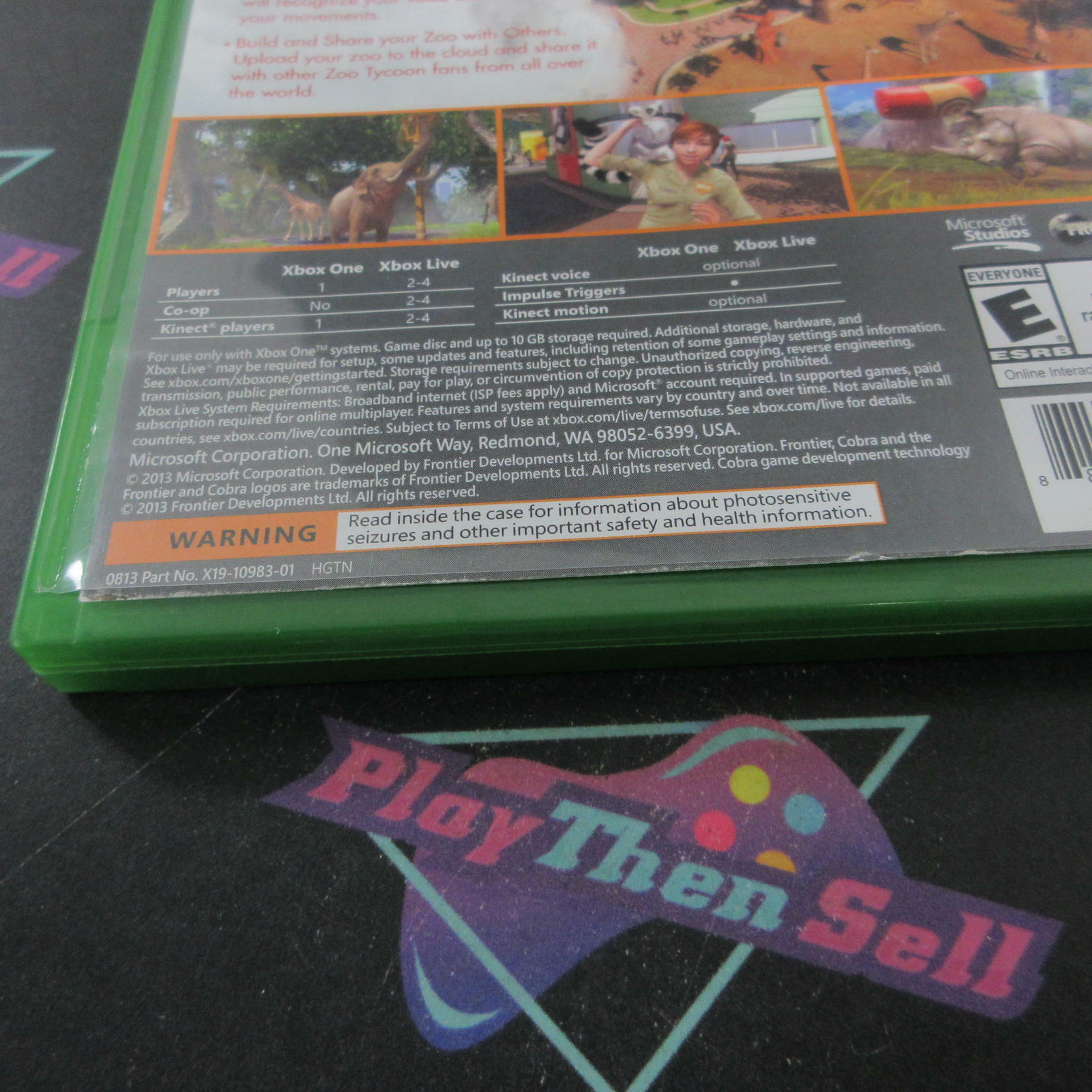 Zoo Tycoon  Xbox One AD - Very Good