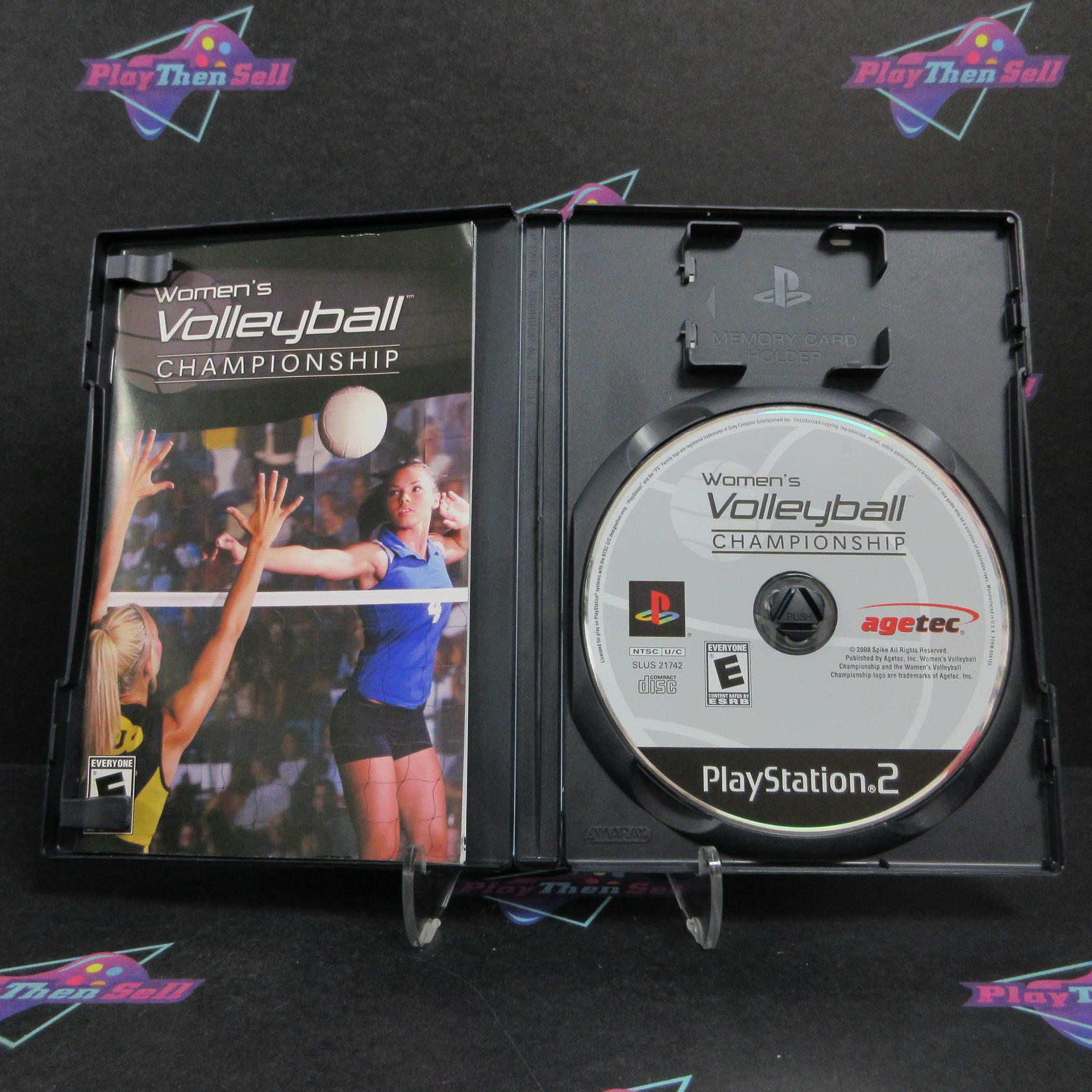Womens Volleyball Championship PS2 PlayStation 2 AD Complete CIB - Very Good