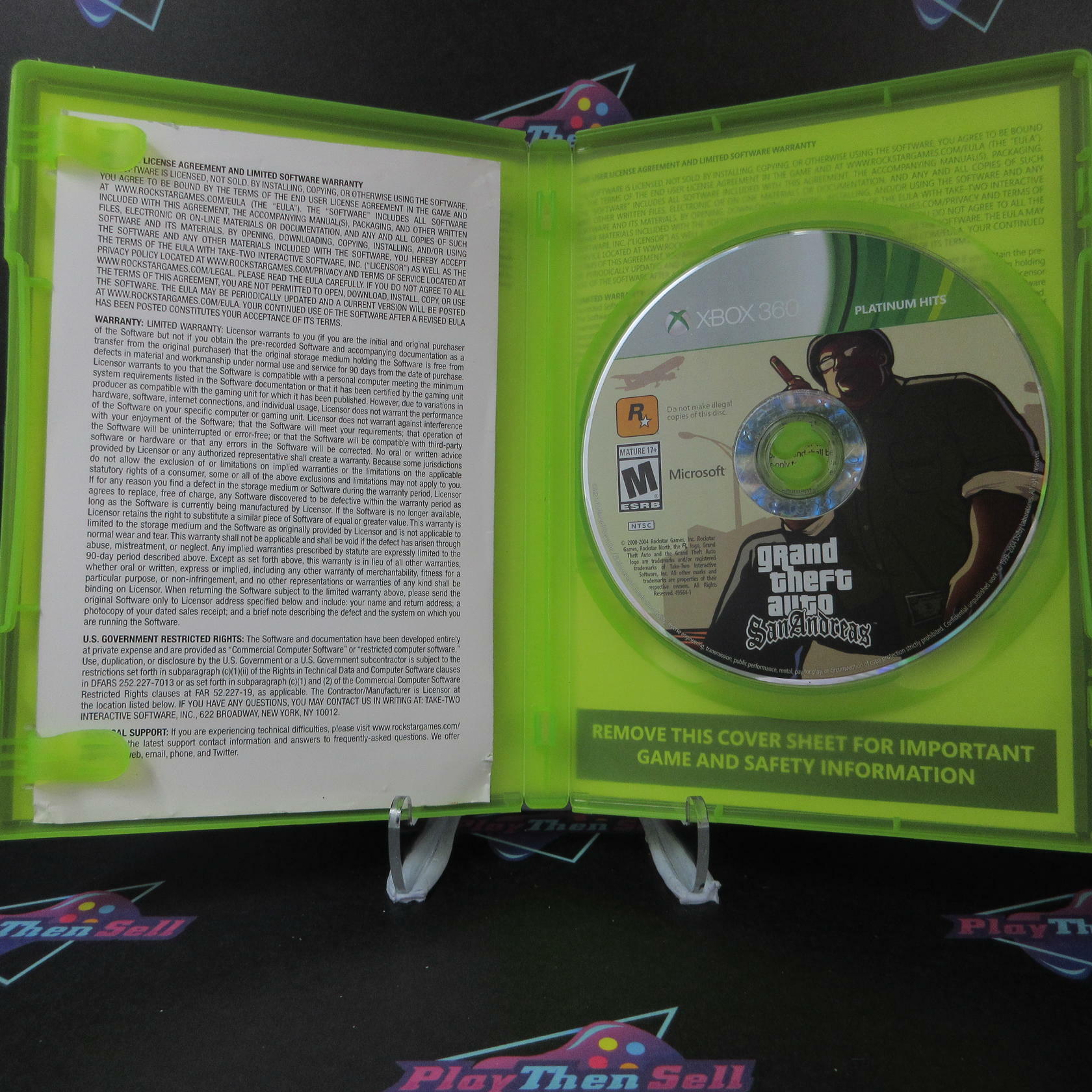 Grand Theft Auto: San Andreas Xbox 360 PH AD Complete CIB - Very Good