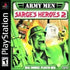 Army Men Sarge's Heroes 2 PS1 PlayStation 1 + Reg Card Complete - Excellent