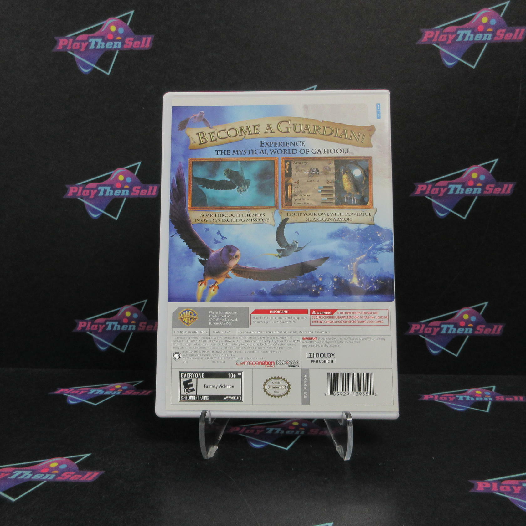 Legend of the Guardians The Owls of Ga'Hoole Nintendo Wii Complete - Excellent