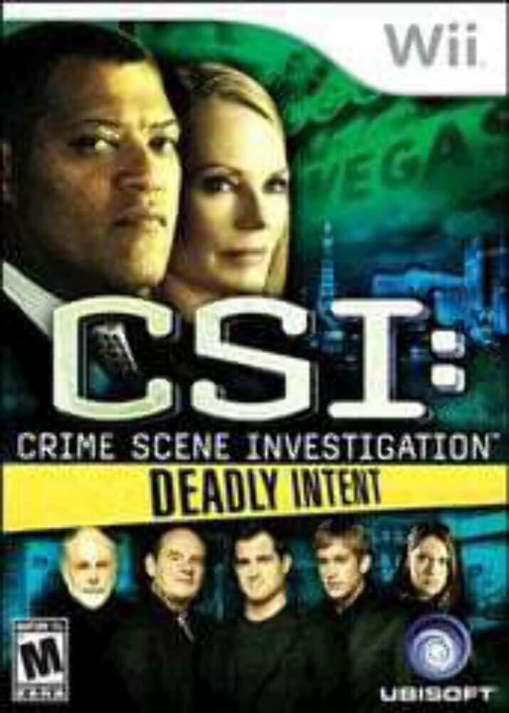 CSI Deadly Intent Nintendo Wii Complete - Excellent