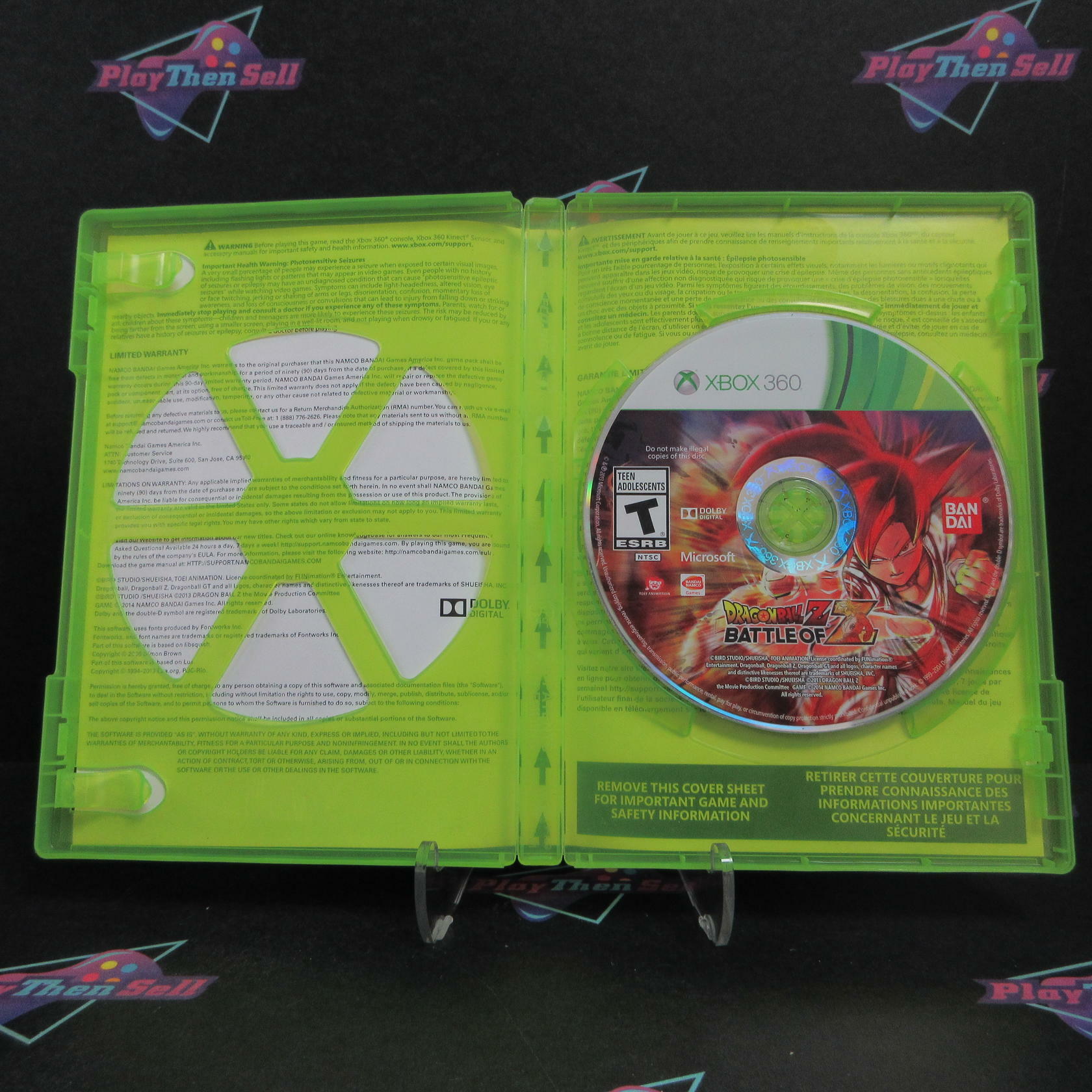 Dragon Ball Z Battle of Z Xbox 360 AD Complete CIB - Very Good