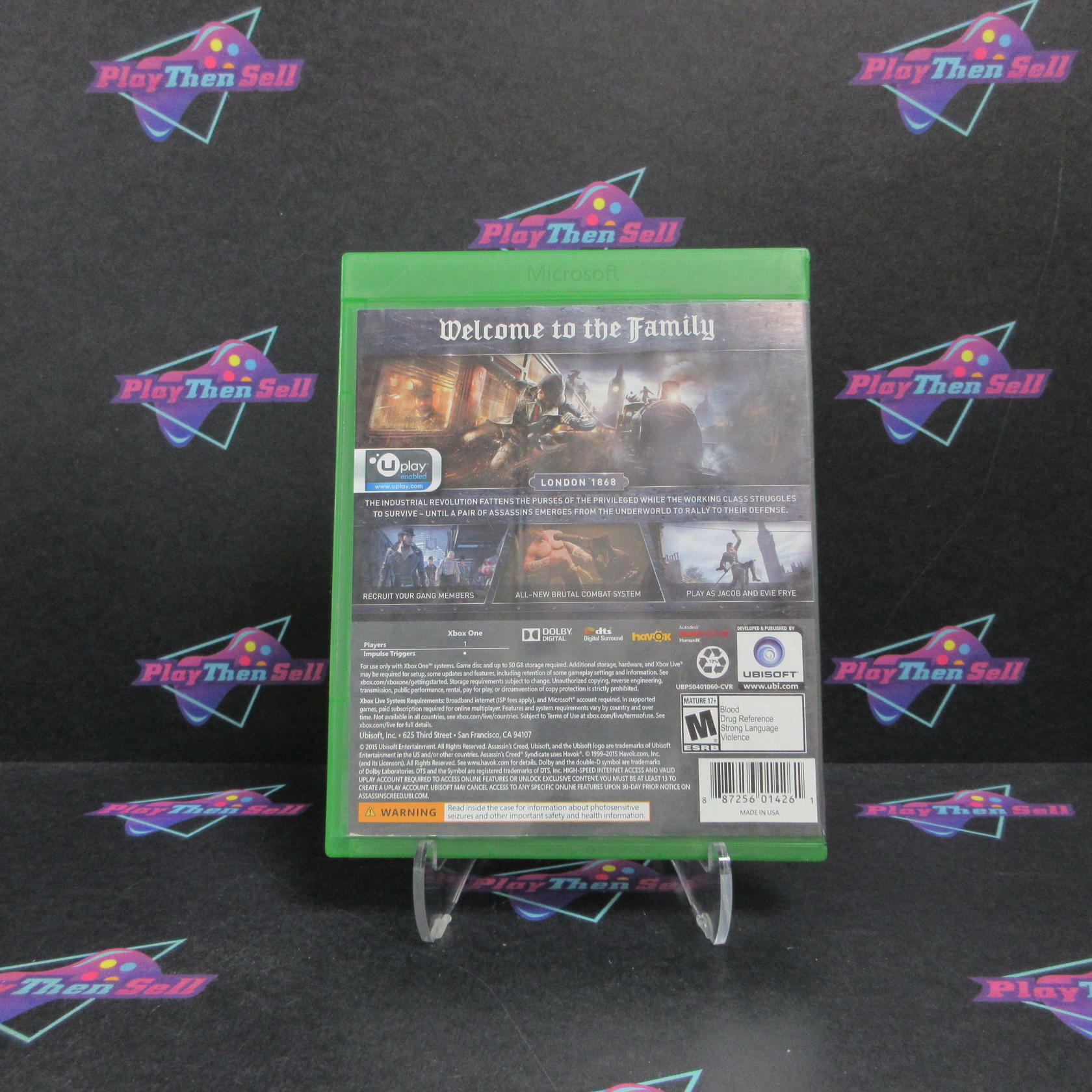 Assassin’s Creed Syndicate Xbox One AD Complete CIB - Very Good