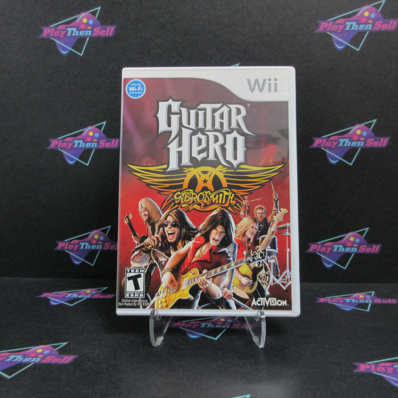 Guitar Hero Aerosmith Nintendo Wii Complete - Excellent