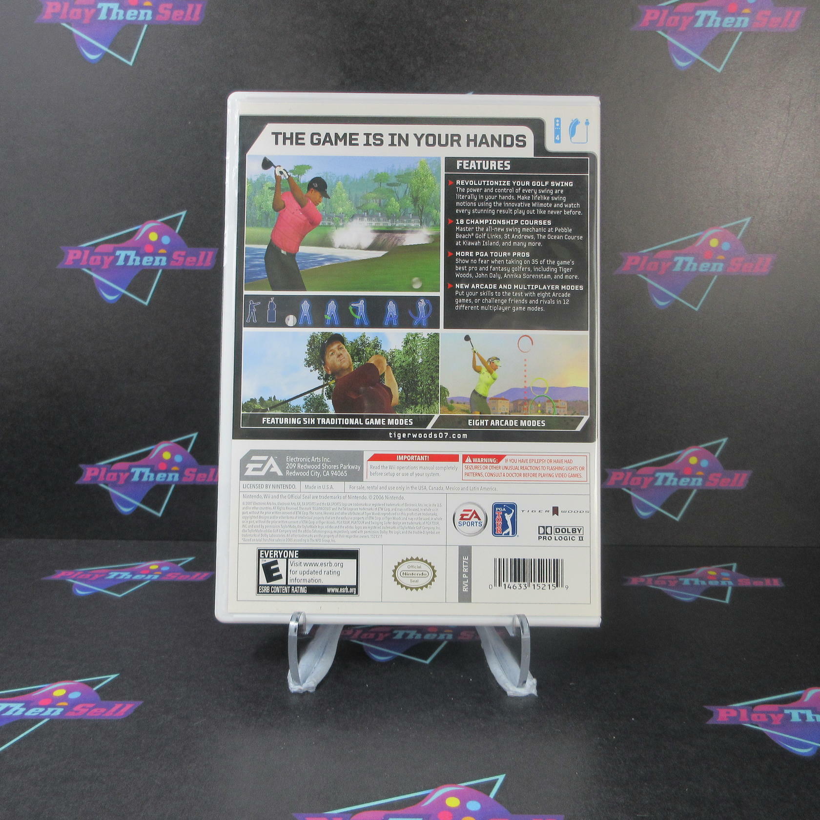 Tiger Woods PGA Tour 07 Nintendo Wii Complete - Excellent