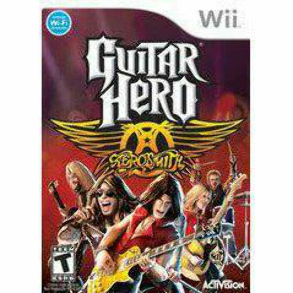 Guitar Hero Aerosmith Nintendo Wii Complete - Excellent