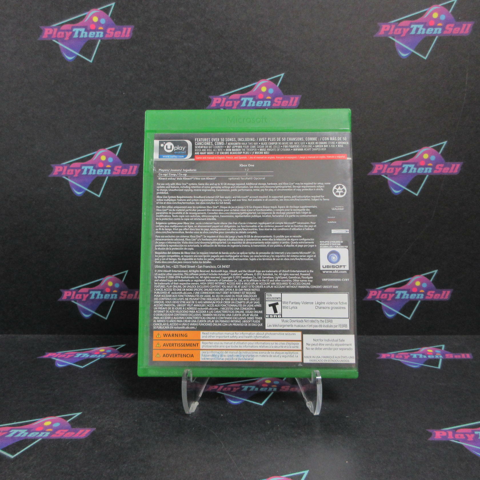 Rocksmith 2014 Edition Xbox One AD Complete CIB - Very Good