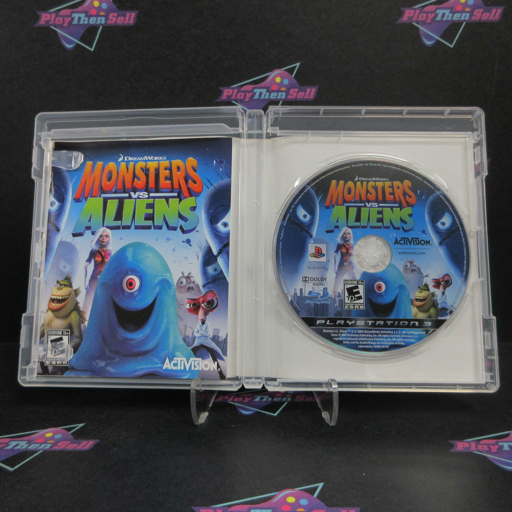 Monsters vs Aliens PS3 PlayStation 3 Complete - Excellent