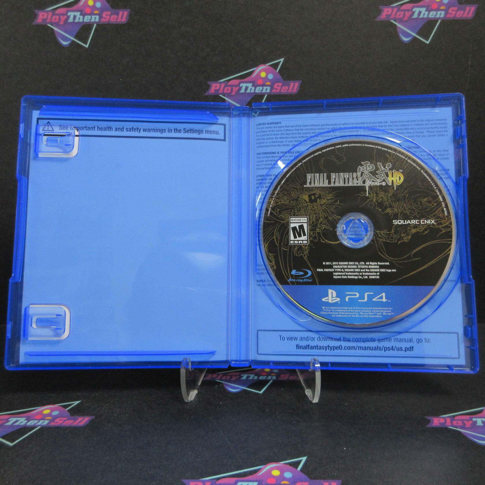 Final Fantasy Type-0 HD Day One Edition PS4 PlayStation 4 Complete - Excellent