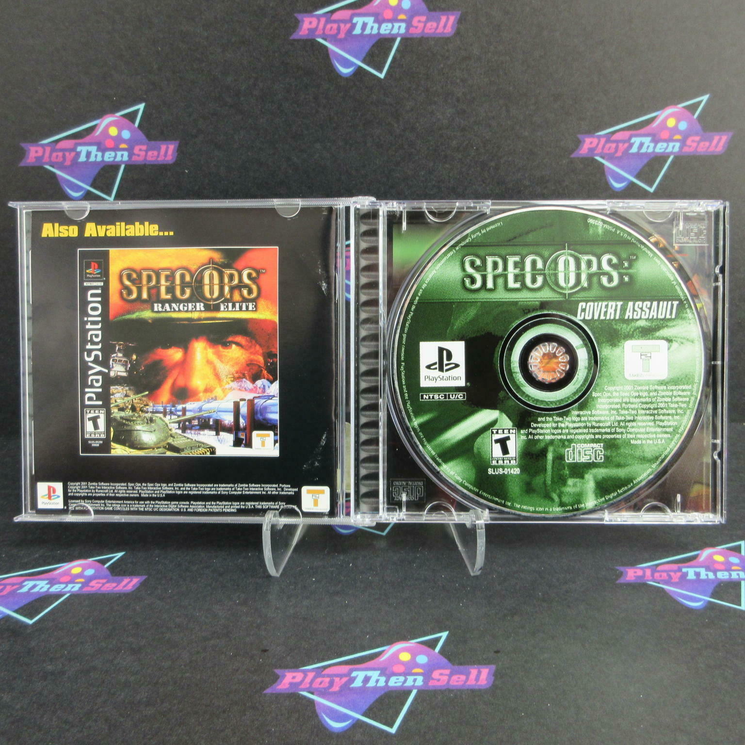 Spec Ops Covert Assault PS1 PlayStation 1 Complete - Excellent