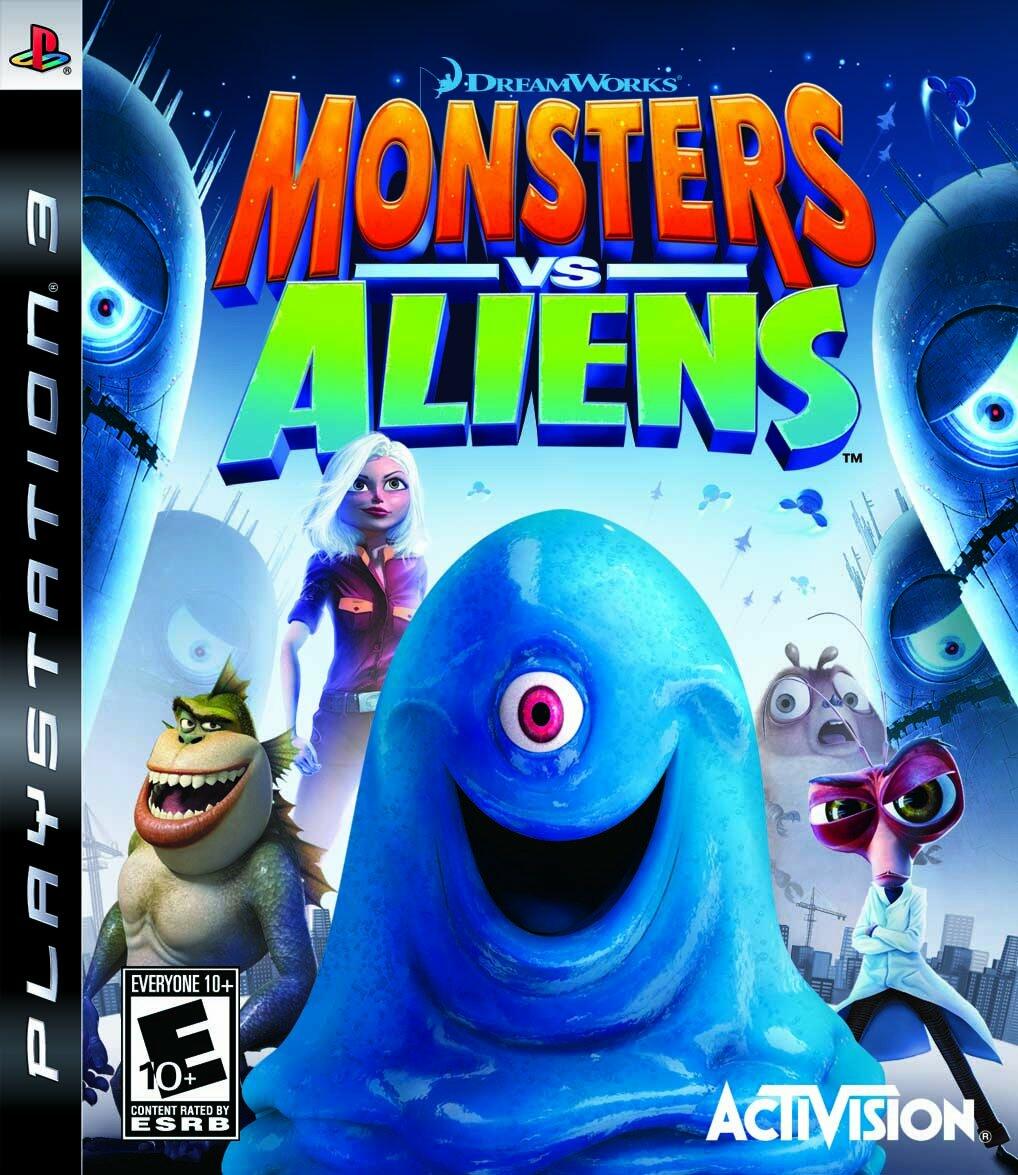 Monsters vs Aliens PS3 PlayStation 3 Complete - Excellent