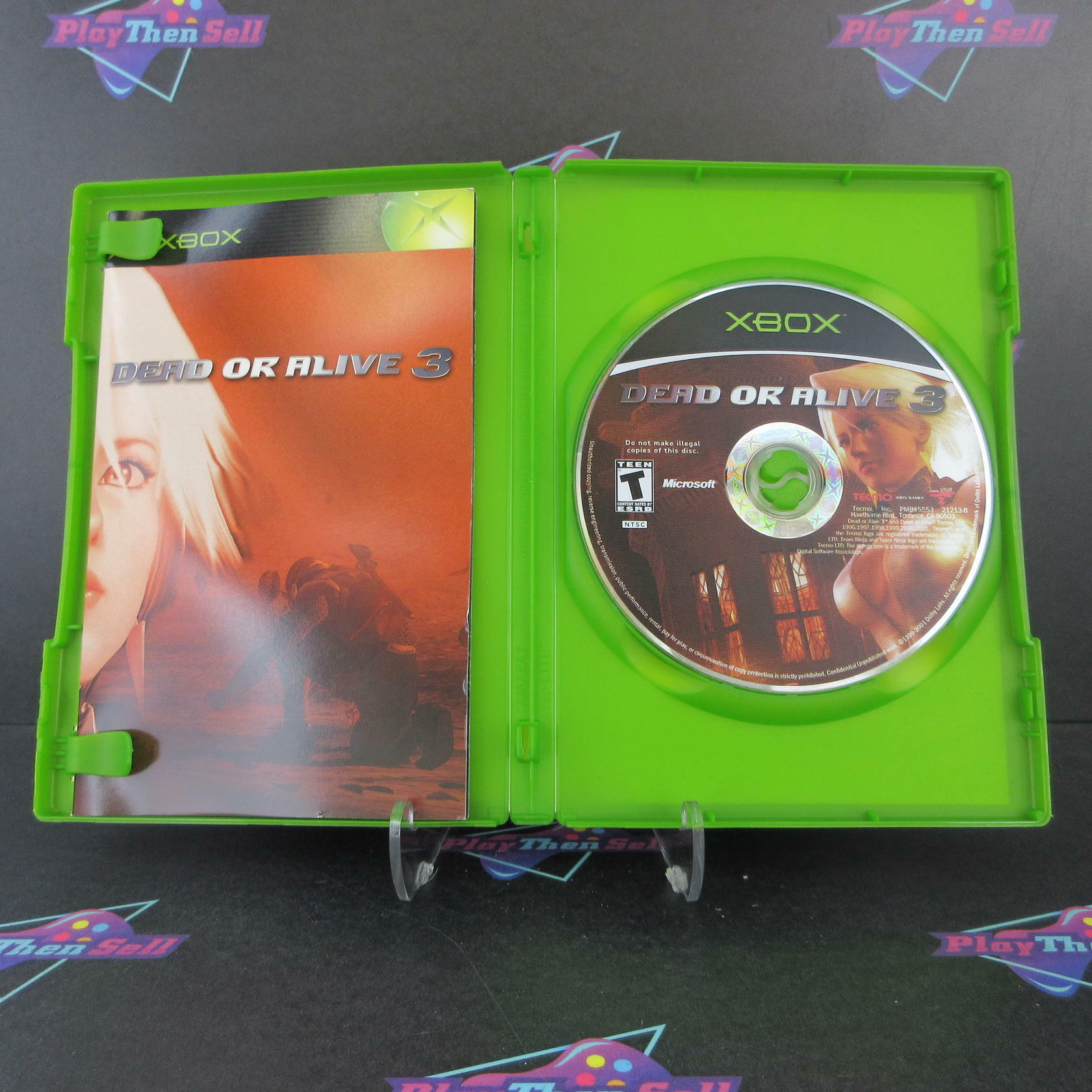 Dead or Alive 3 Xbox + Reg Card - Like New