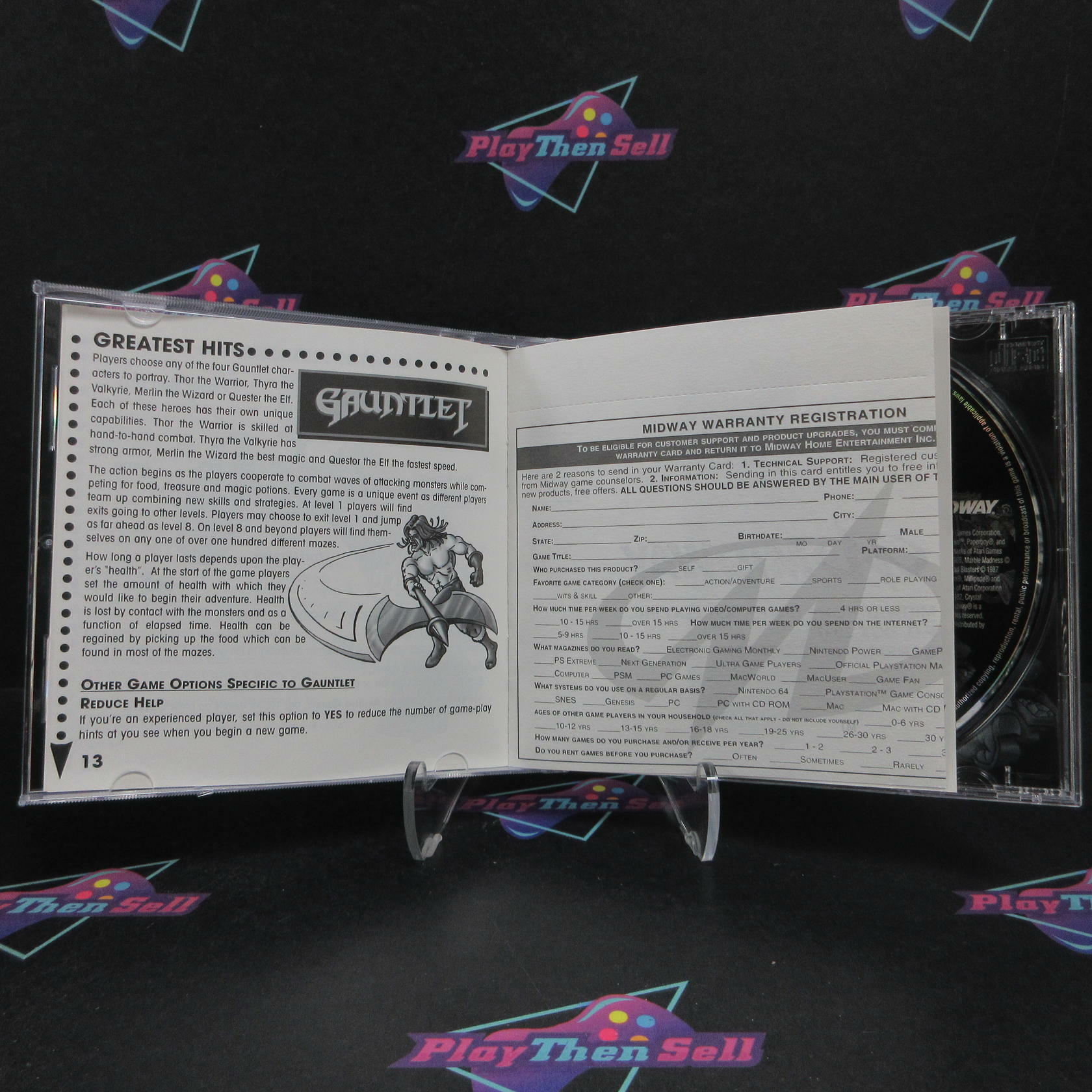 Arcades Greatest Hits The Atari Collection 2 PS1 + Reg Card Complete - Excellent