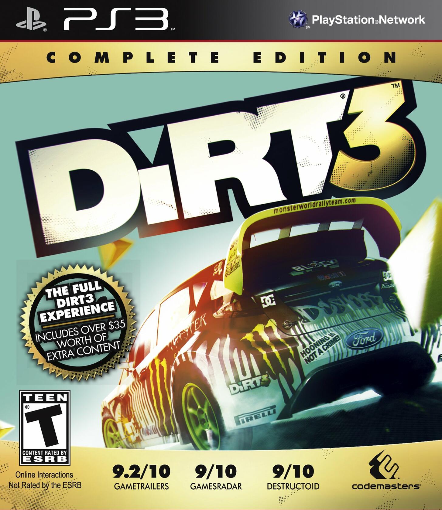 Dirt 3 Complete Edition PS3 PlayStation 3 Complete - Excellent
