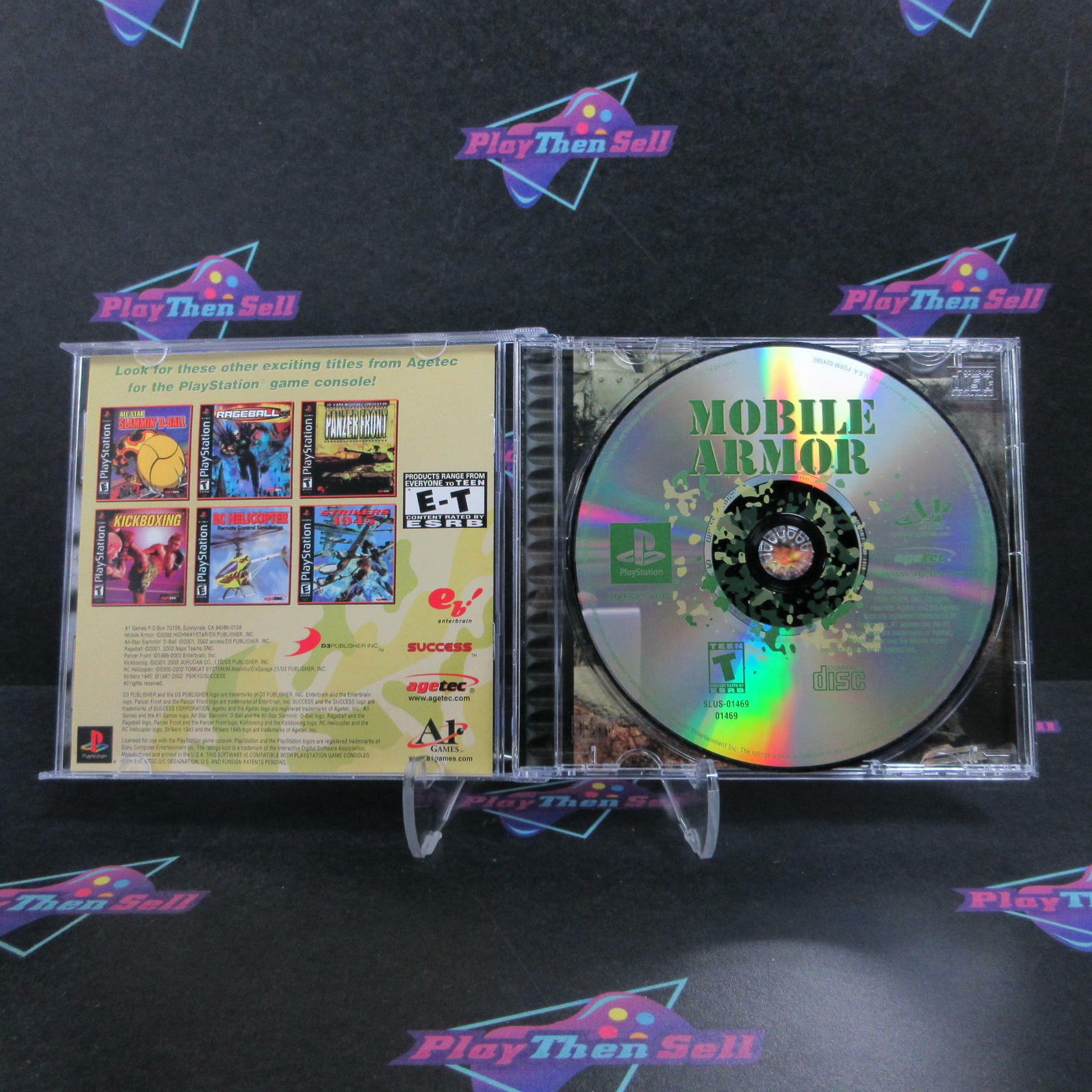 Mobile Armor PS1 PlayStation 1 + Reg Card Complete - Excellent