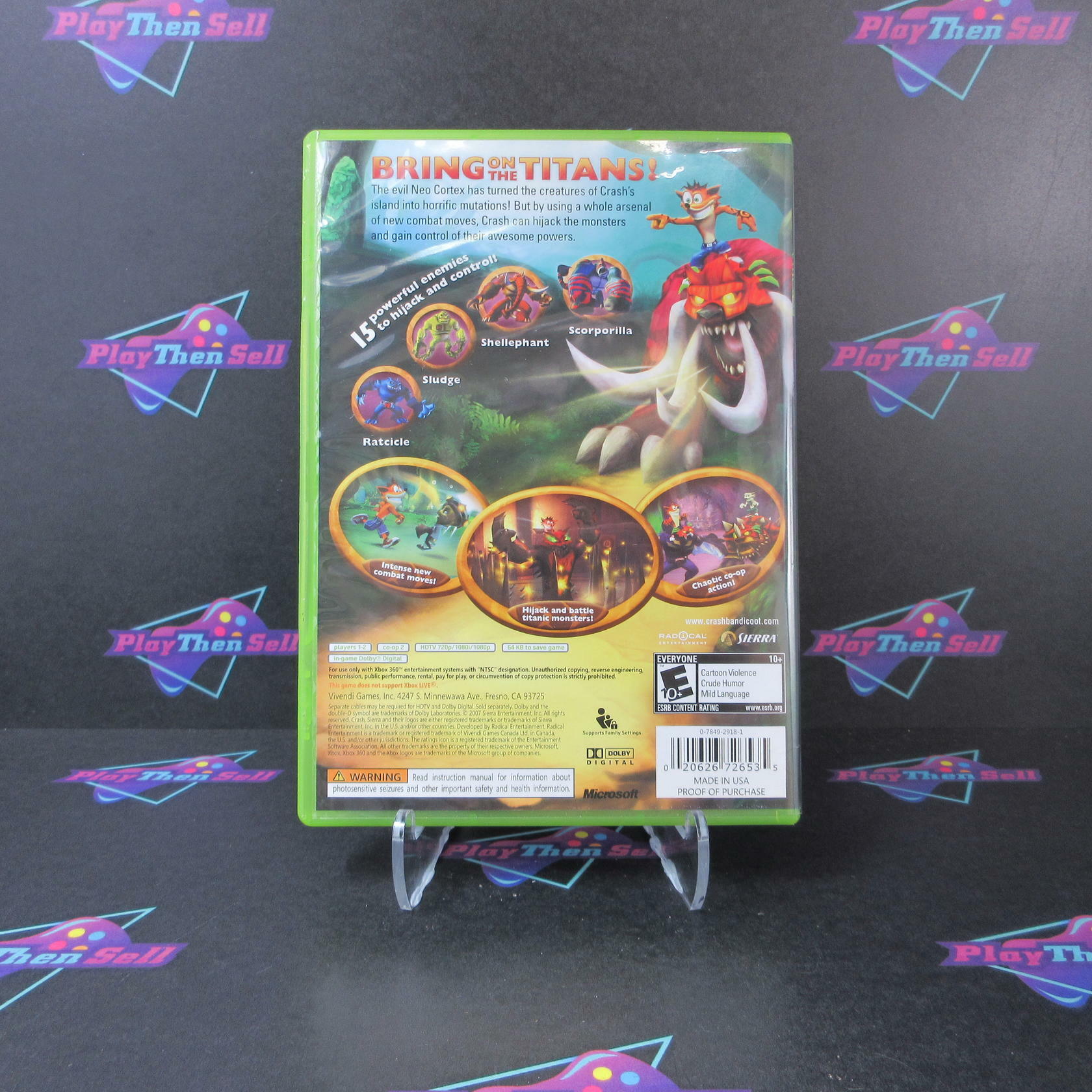 Crash of the Titans Xbox 360 Complete - Excellent