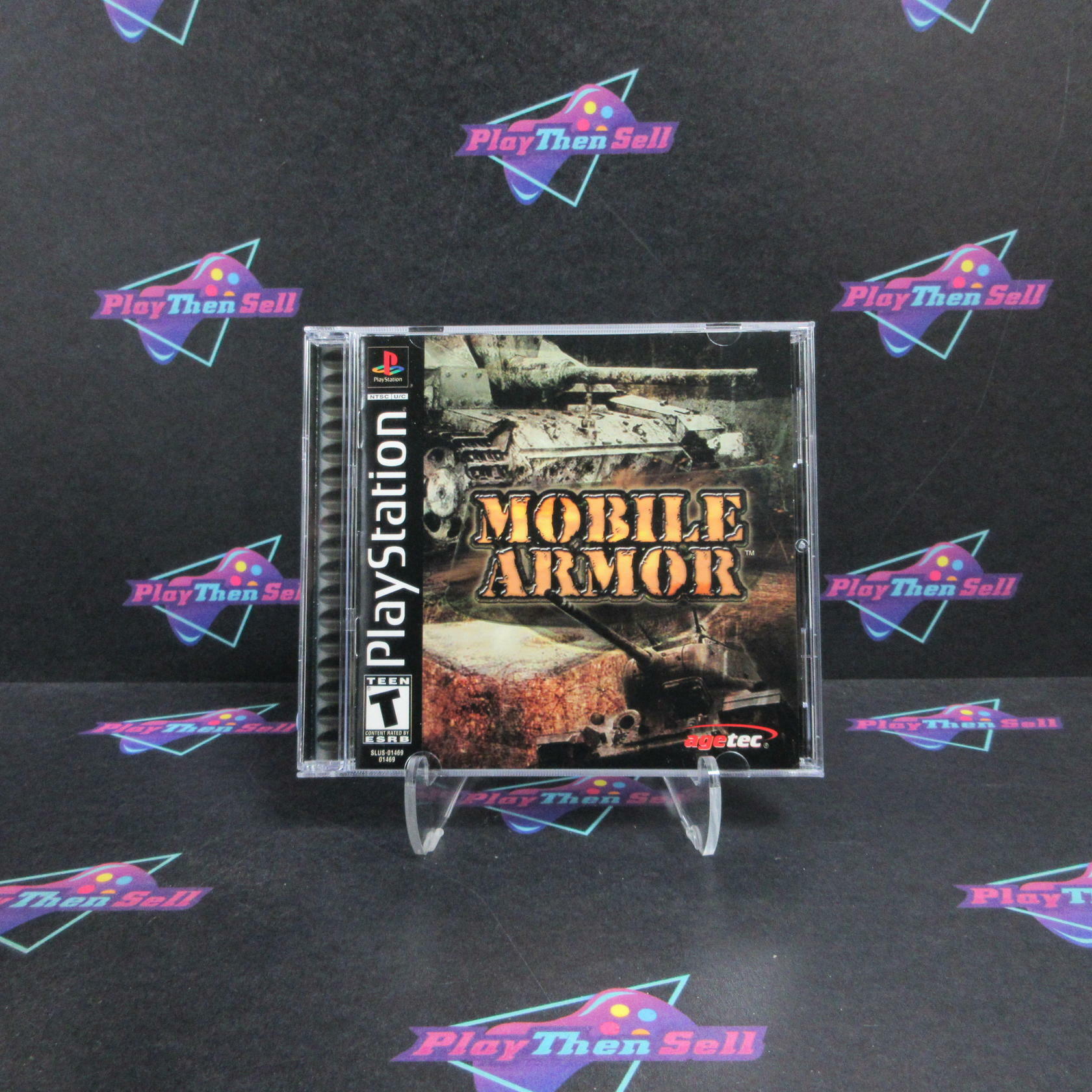Mobile Armor PS1 PlayStation 1 + Reg Card Complete - Excellent